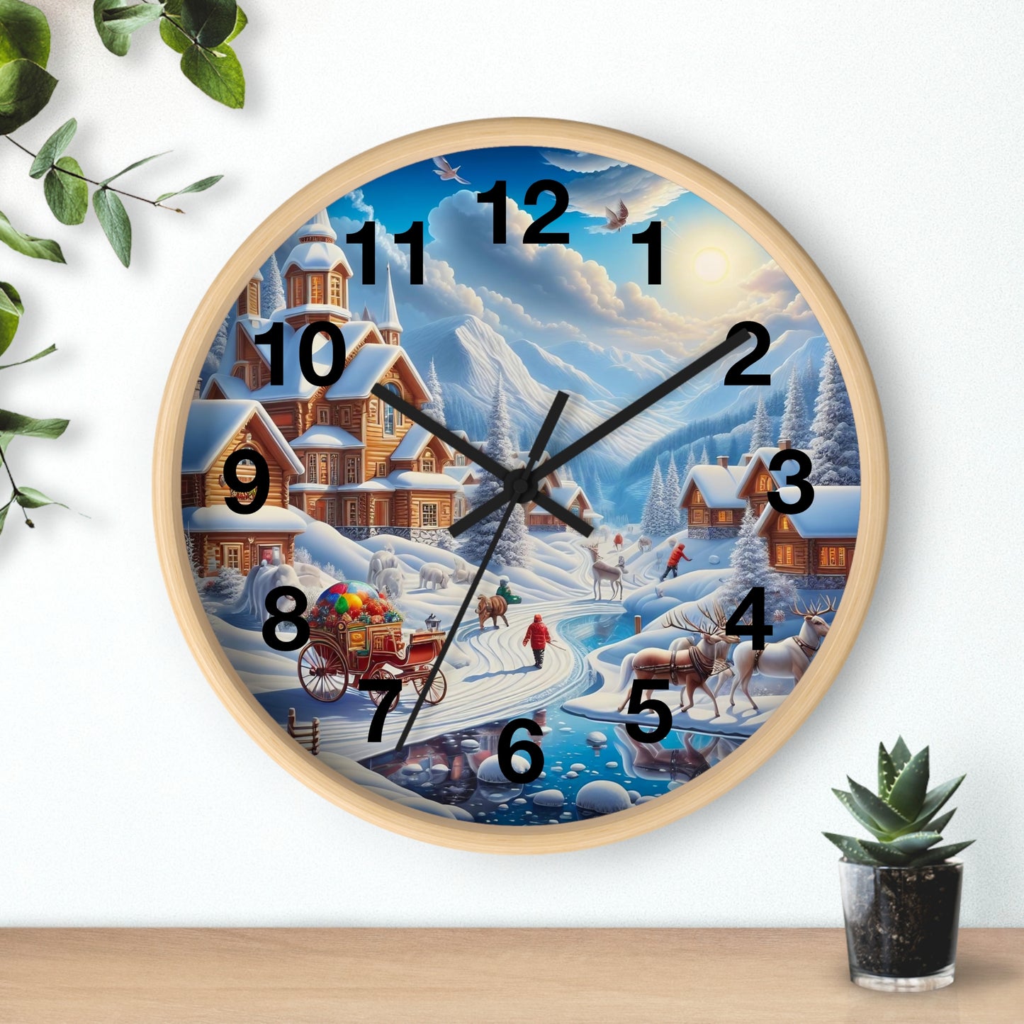 Wall Clock - Winter 115