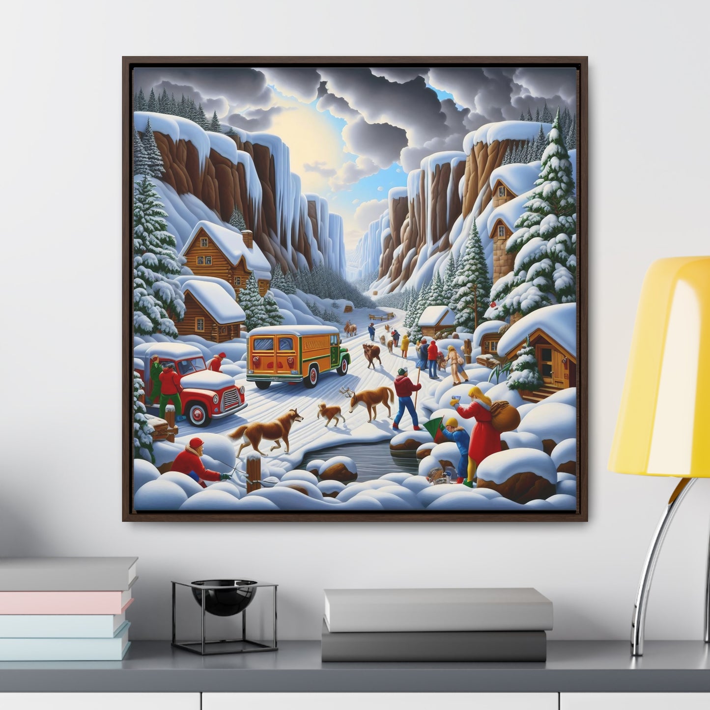 Framed Gallery Canvas Wrap - Winter 120