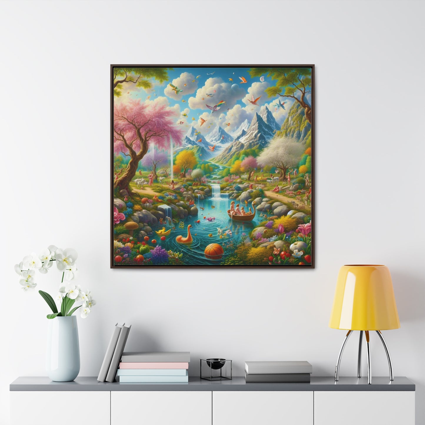 Framed Gallery Canvas Wrap - Spring 30