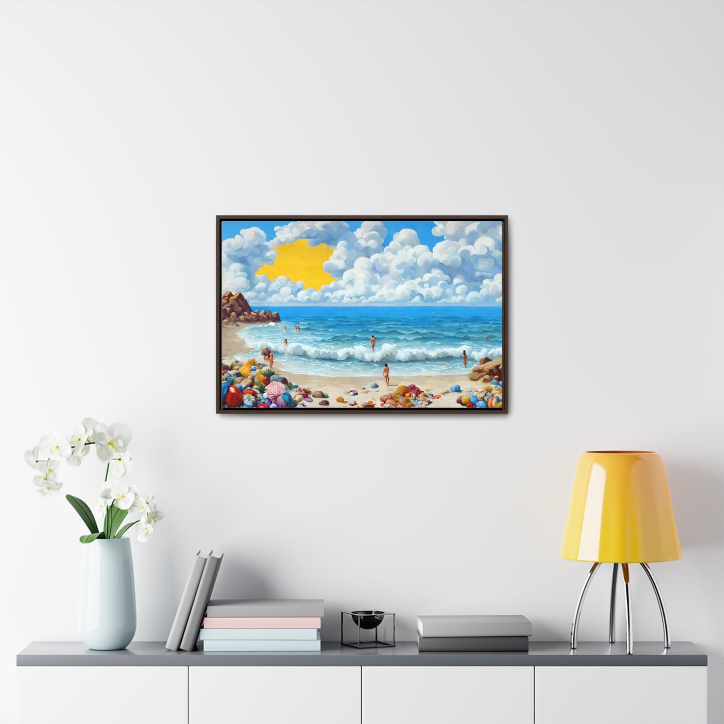 Framed Canvas Gallery Wrap - Beach 2022