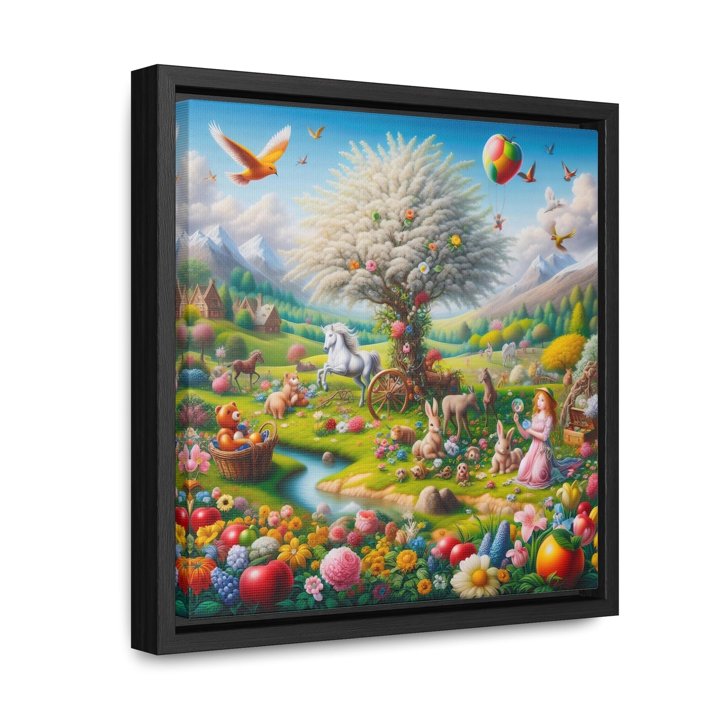 Framed Gallery Canvas Wrap - Spring 127