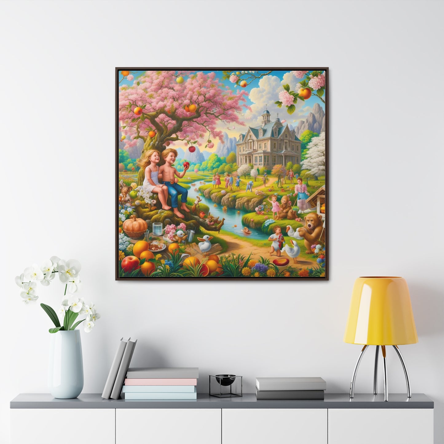 Framed Gallery Canvas Wrap - Spring 35