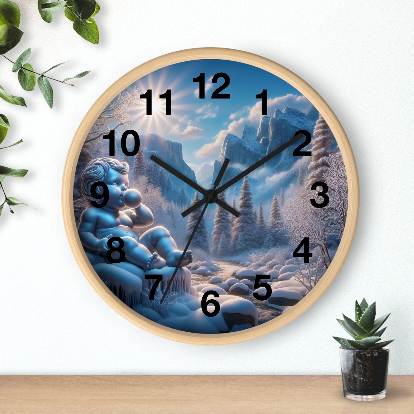 Wall Clock - Winter 119