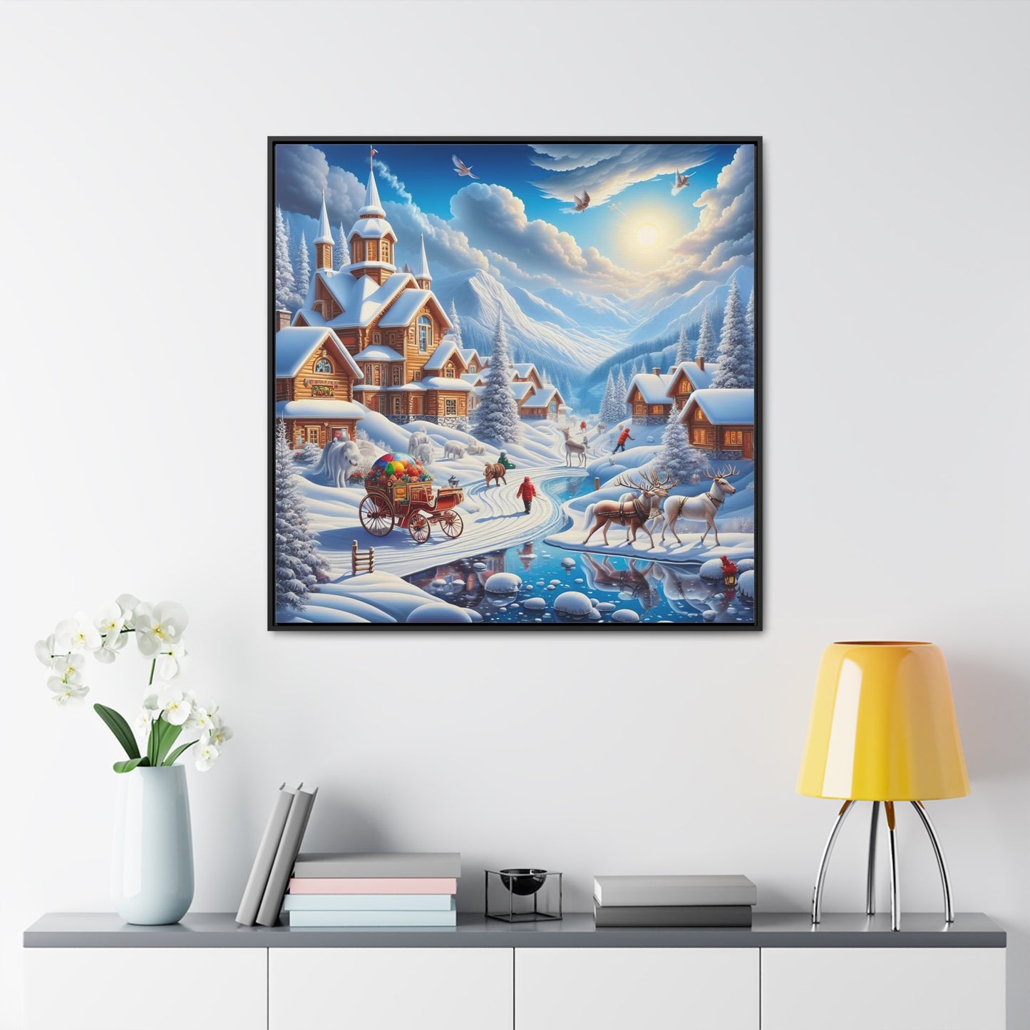 Framed Gallery Canvas Wrap - Winter 115