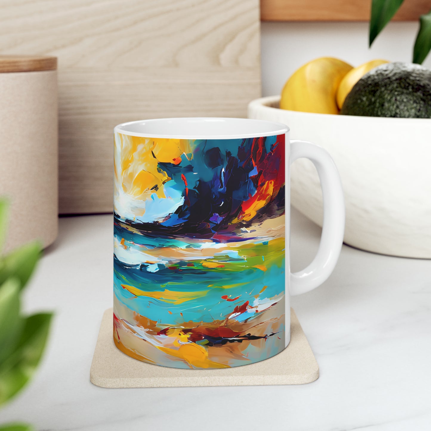 Ceramic Mug 11oz - Beach 13002