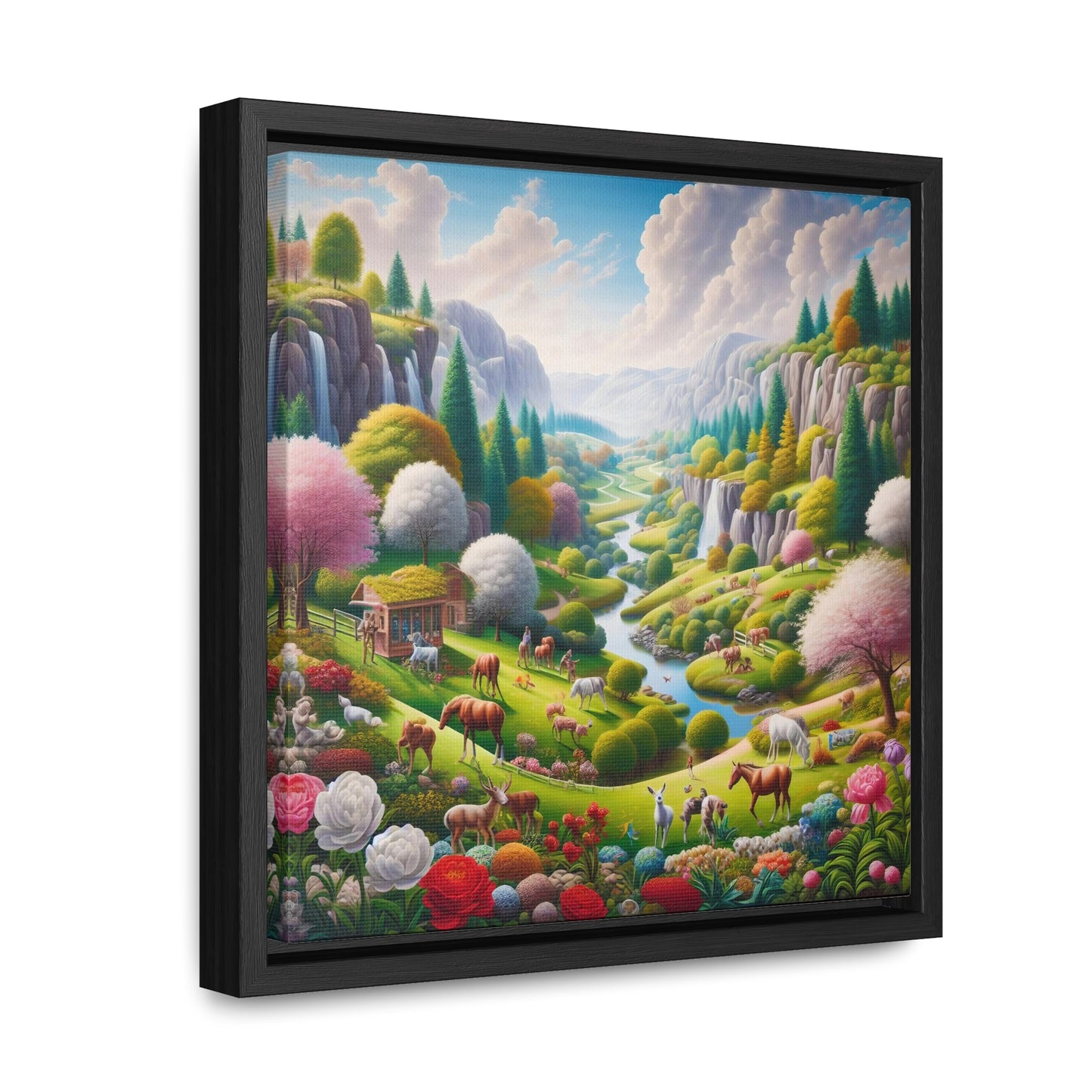 Framed Gallery Canvas Wrap - Spring 48