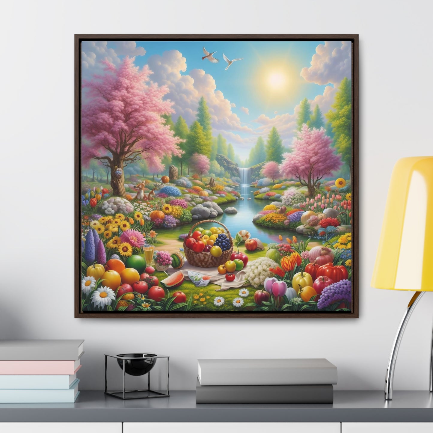 Framed Gallery Canvas Wrap - Spring 46