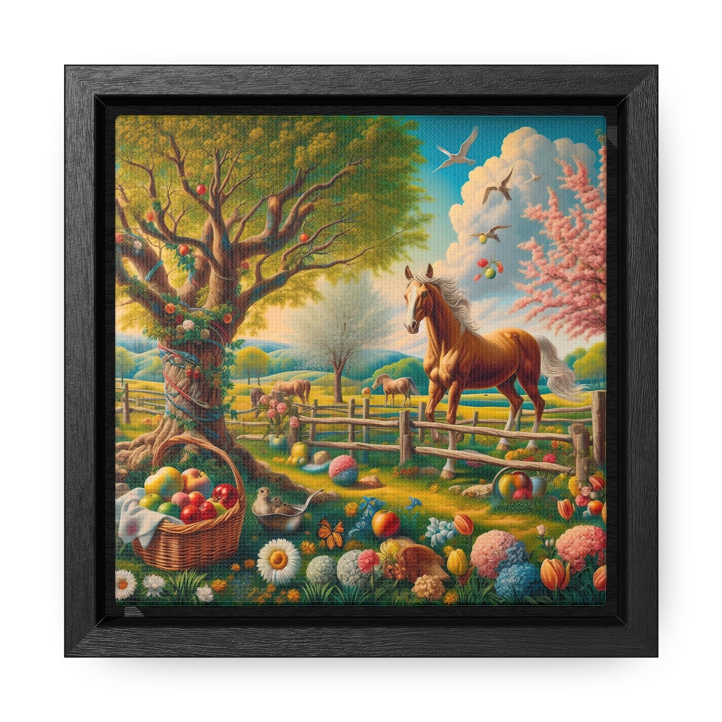 Framed Gallery Canvas Wrap - Spring 50