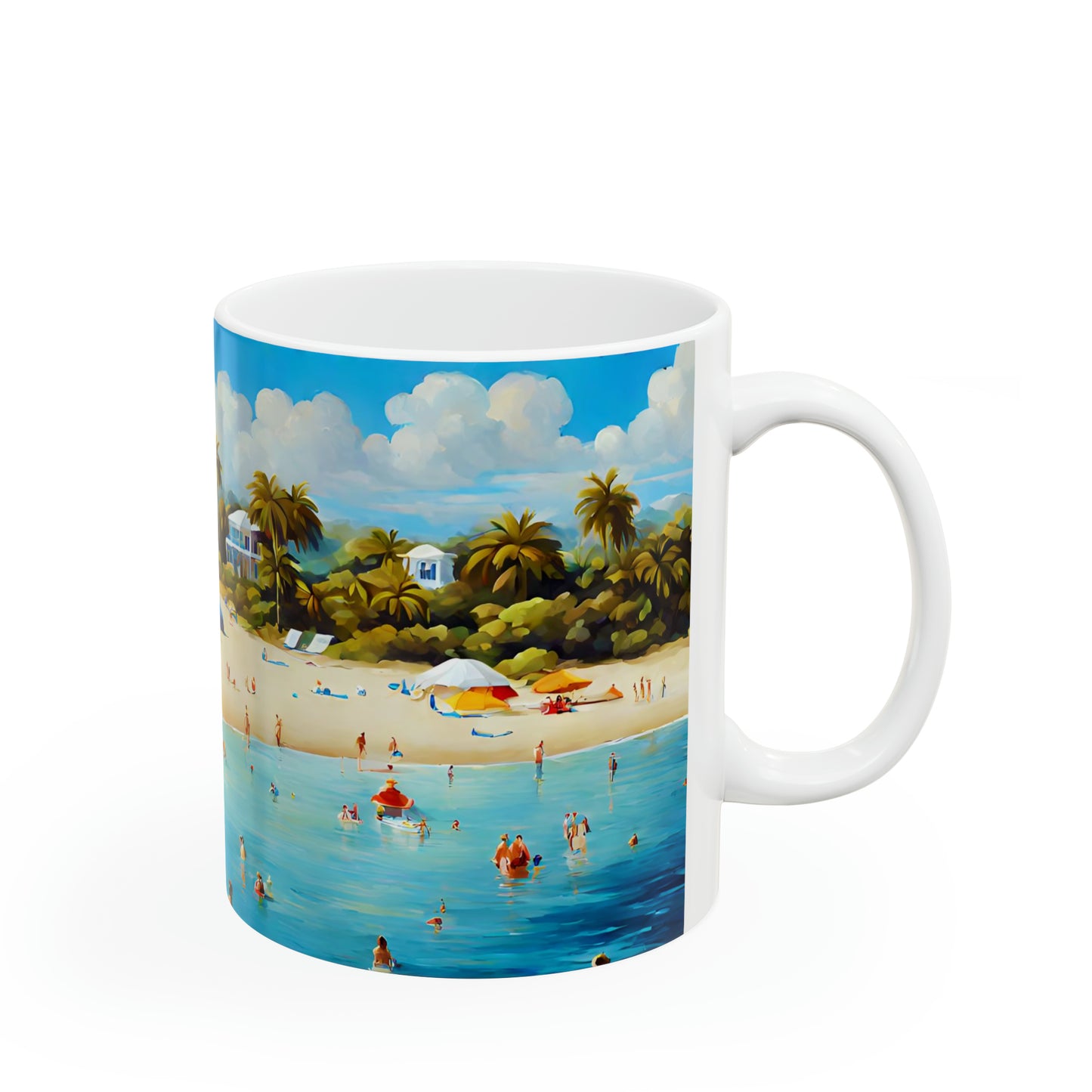 Ceramic Mug 11oz - Beach 2011