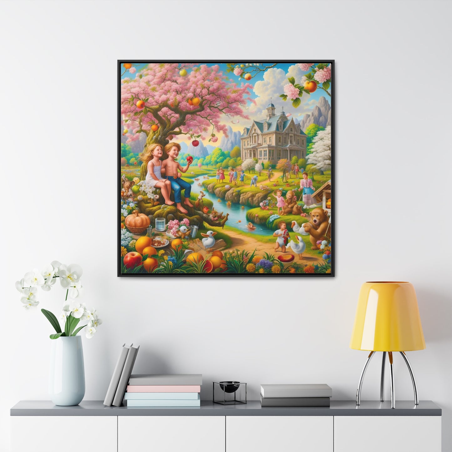 Framed Gallery Canvas Wrap - Spring 35