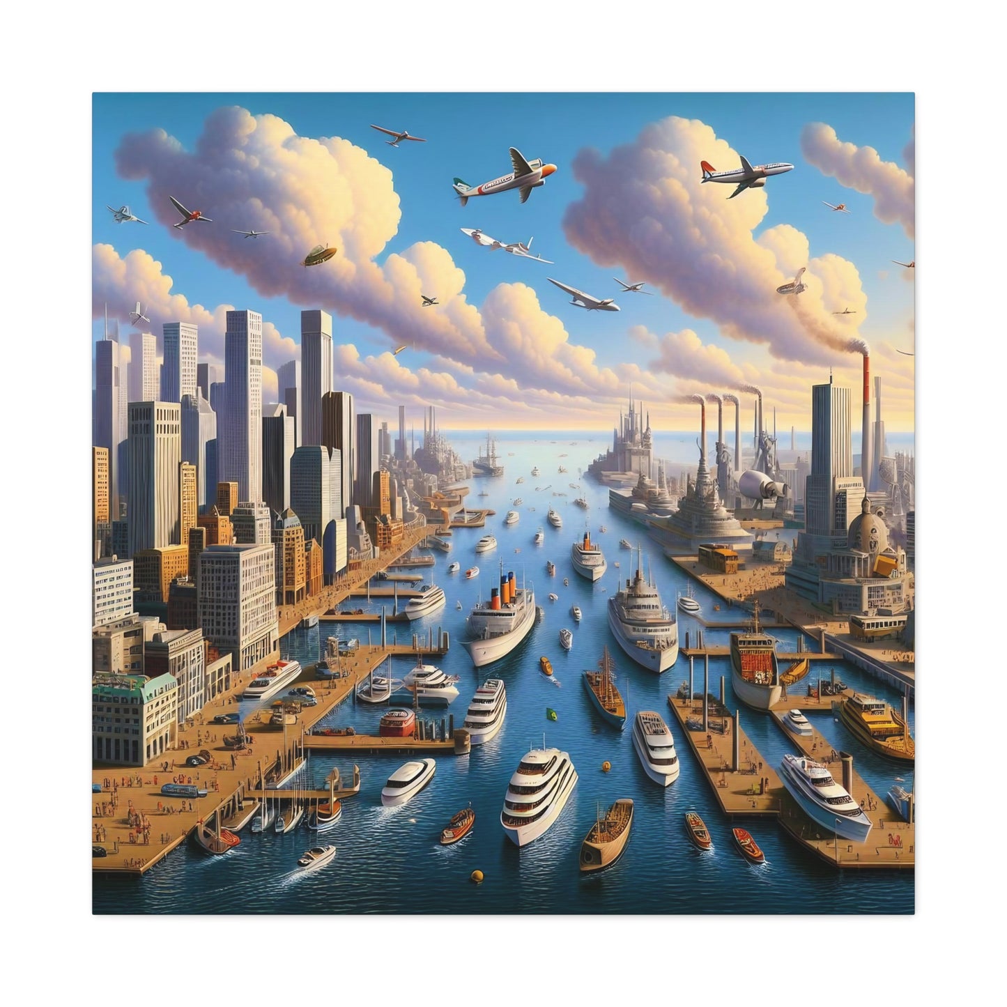 Canvas Gallery Wrap - Harbor 4