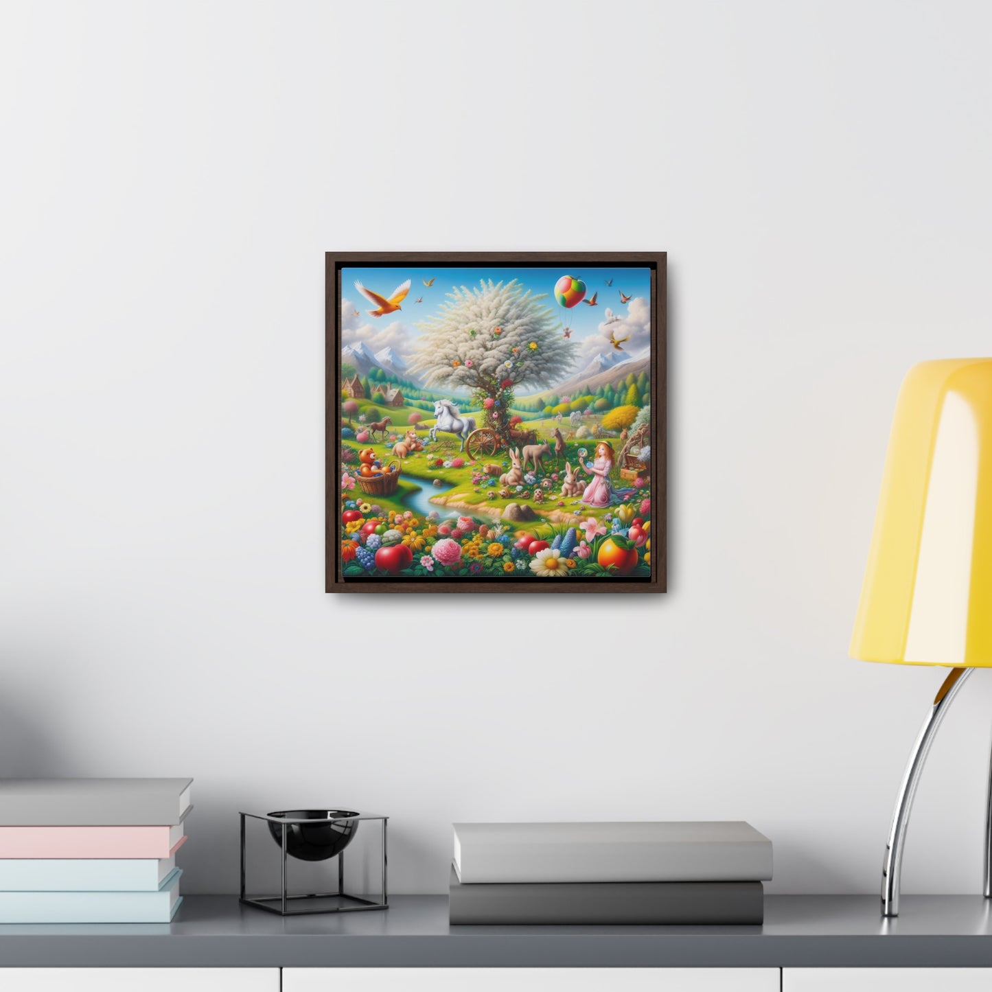 Framed Gallery Canvas Wrap - Spring 127