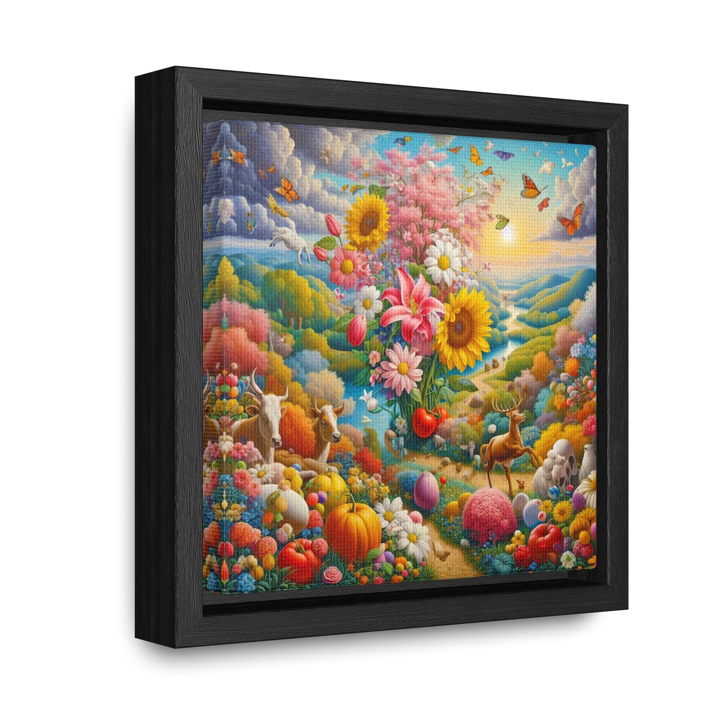 Framed Gallery Canvas Wrap - Spring 40