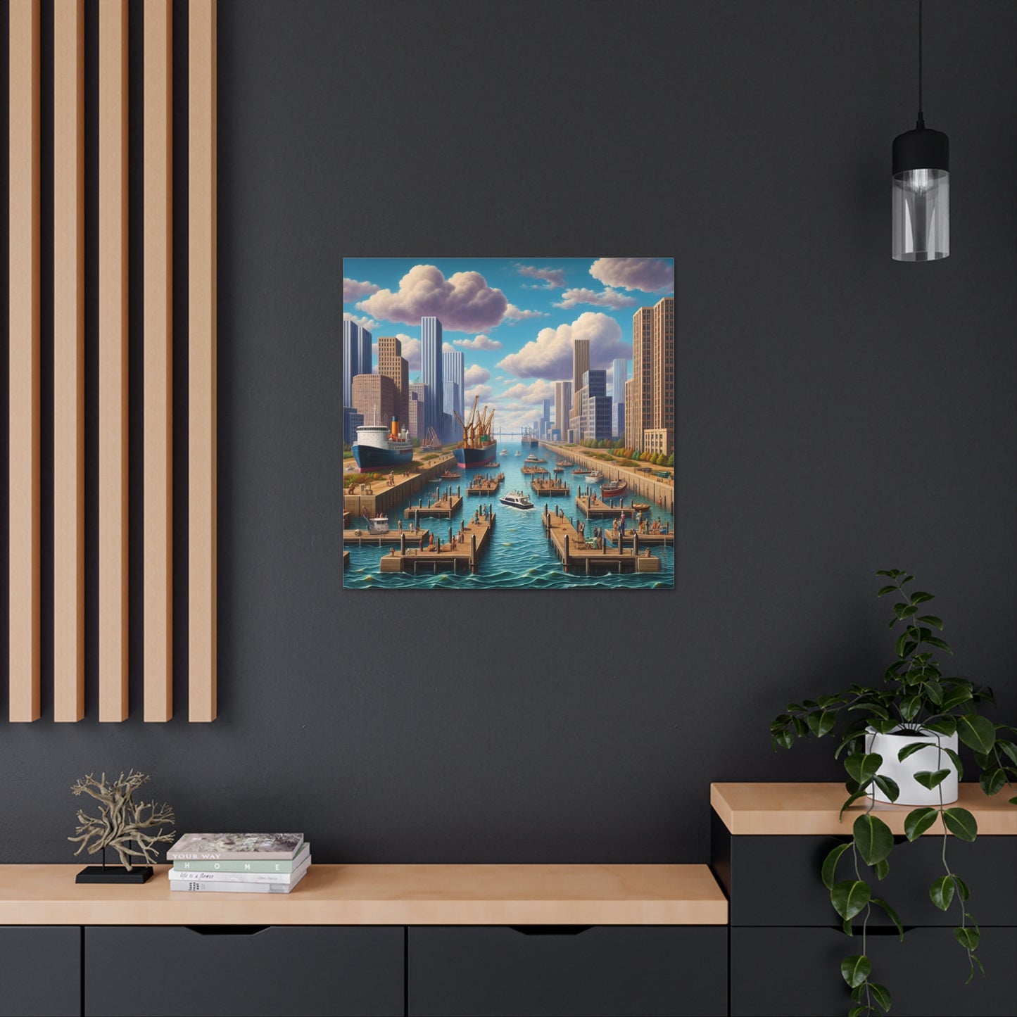 Canvas Gallery Wrap - Harbor 2