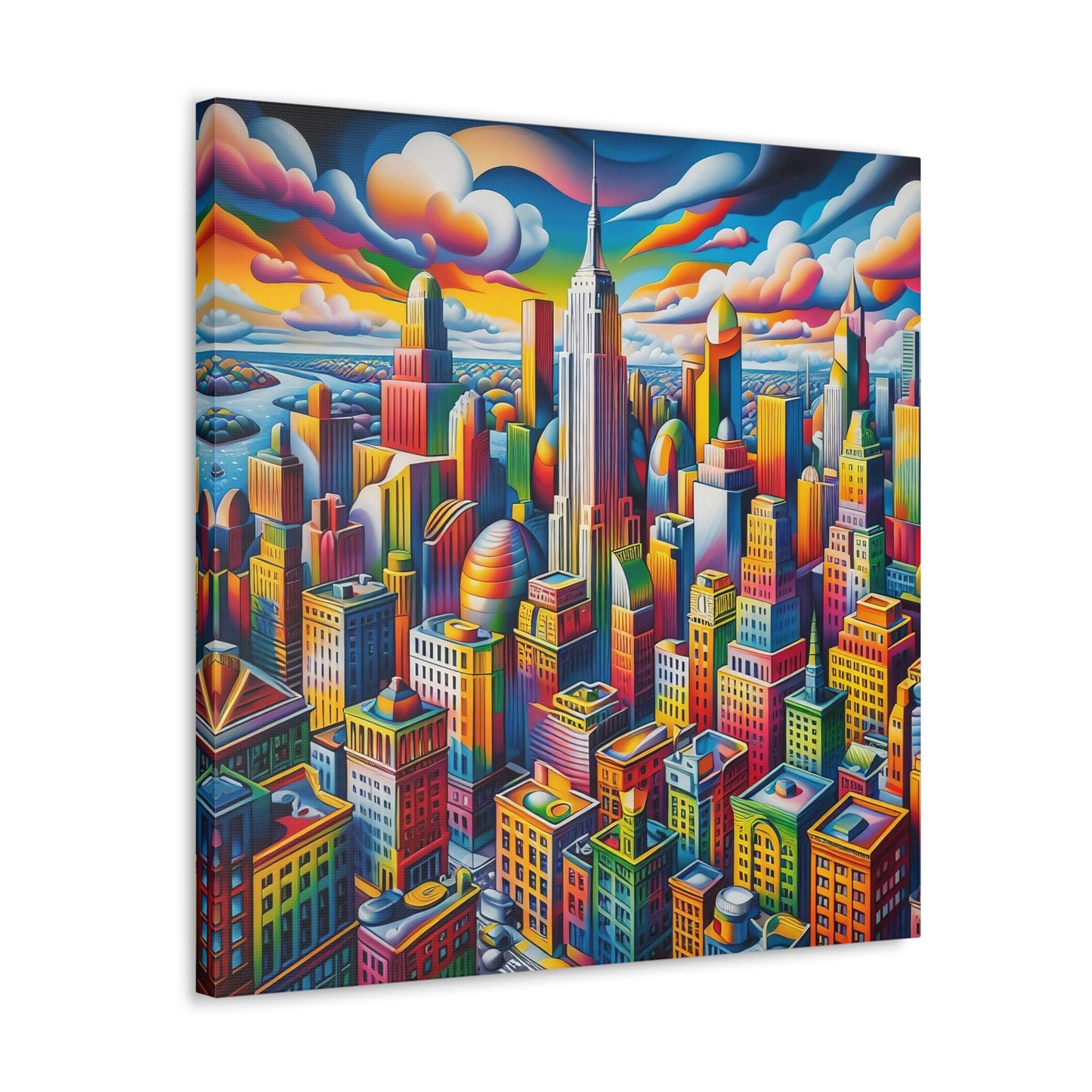 Canvas Gallery Wrap - City 14