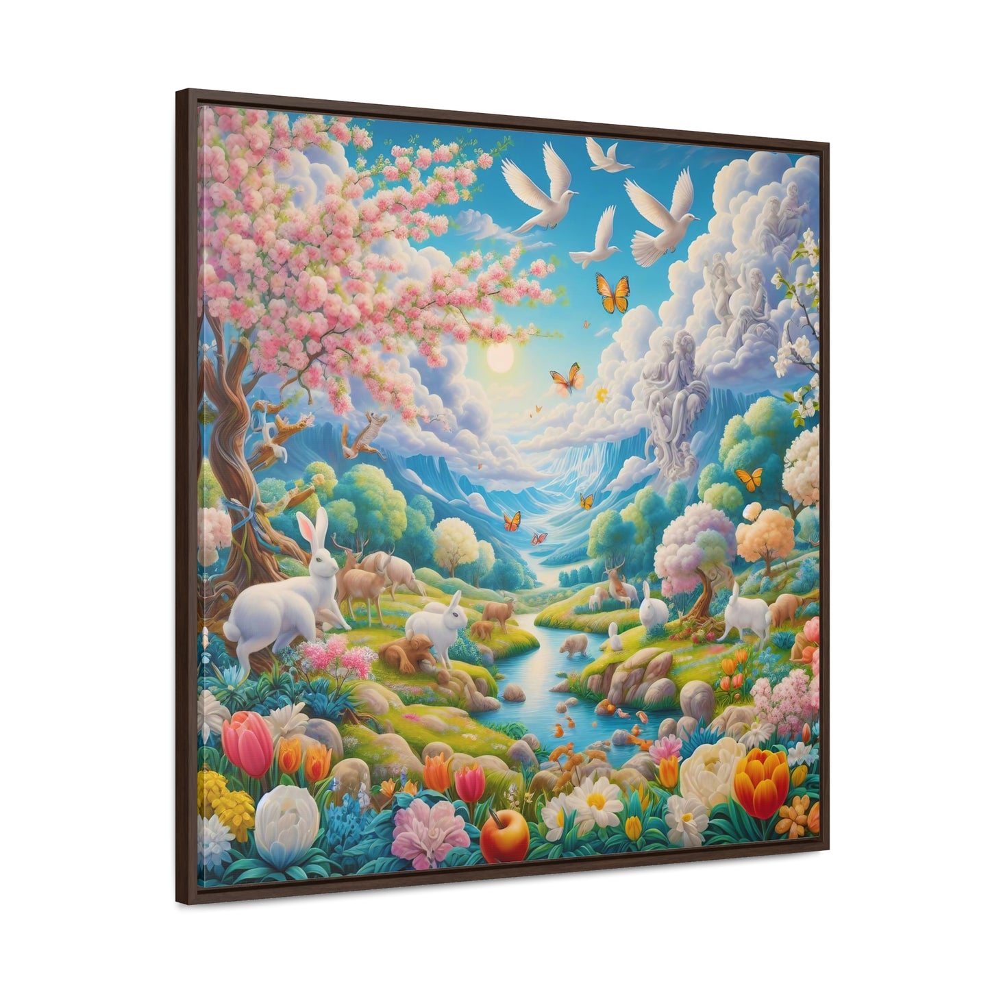 Framed Gallery Canvas Wrap - Spring 129