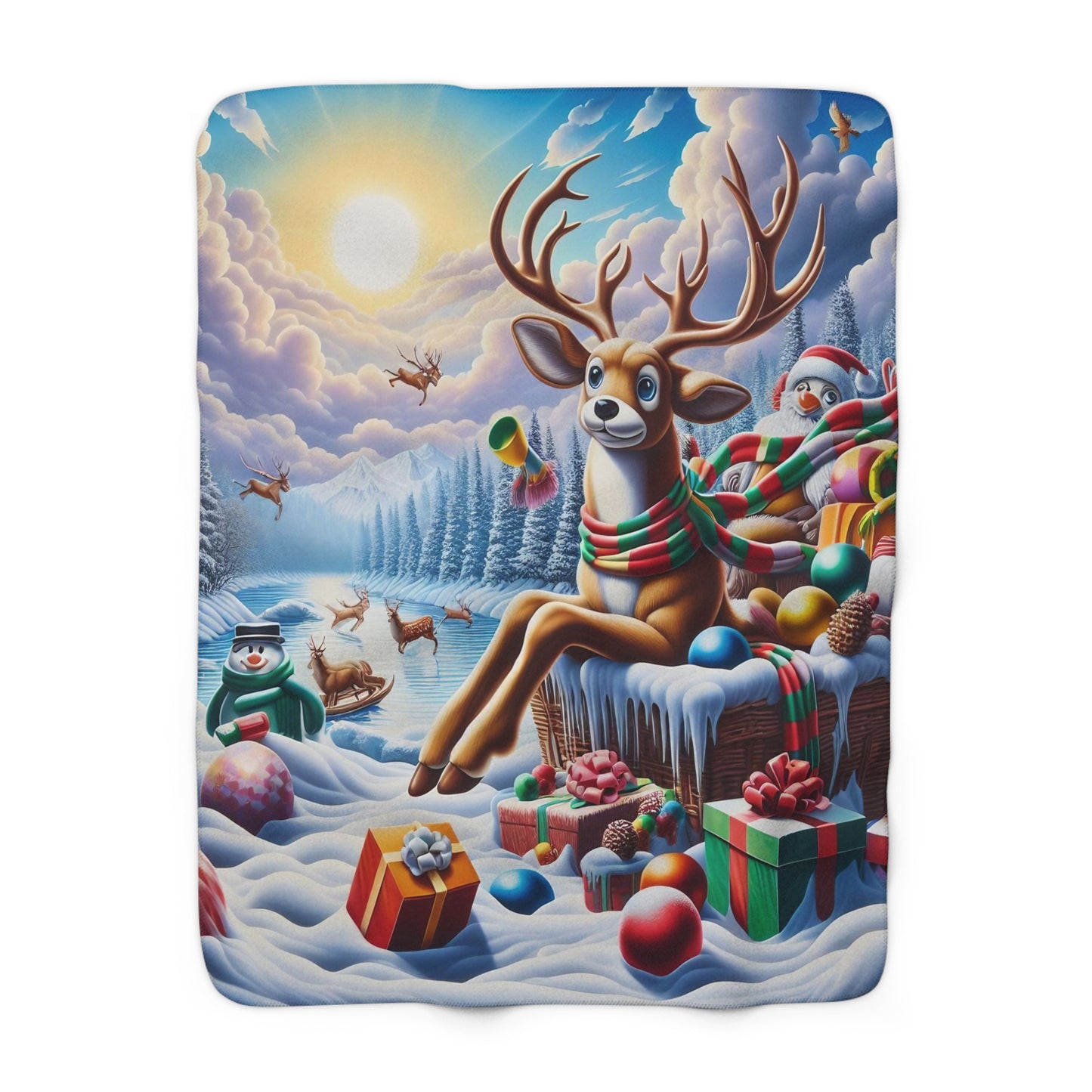 Sherpa Fleece Blanket - Winter 117