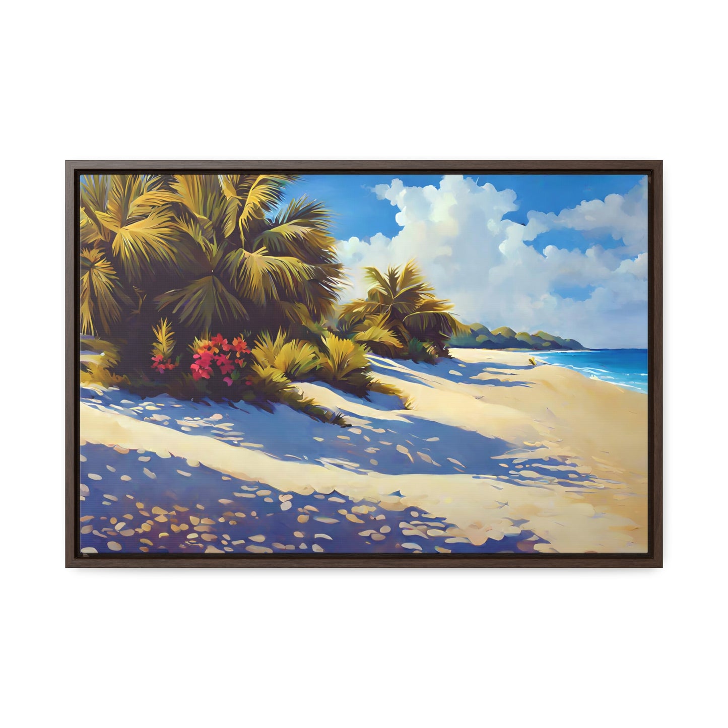 Framed Canvas Gallery Wrap - Beach 2012