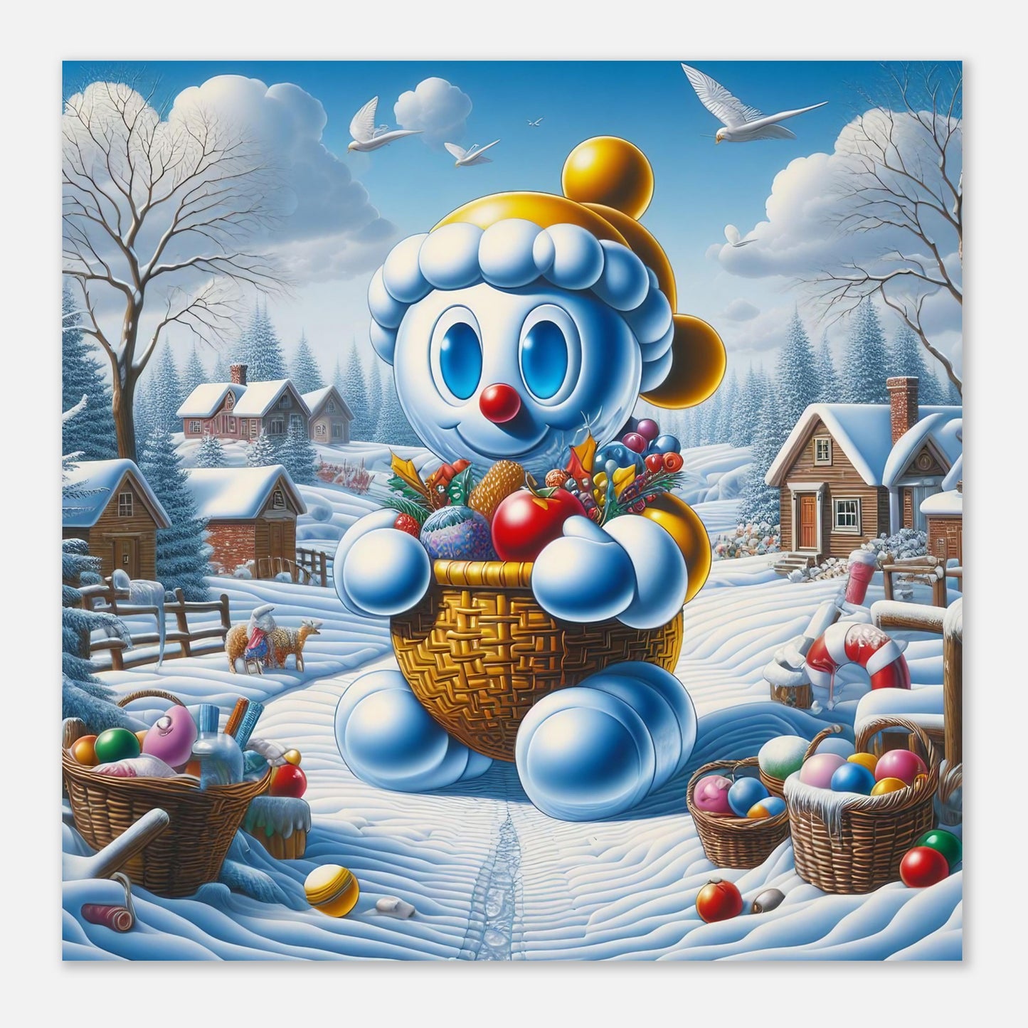 Wall Art - Winter 52 - Baby snowman