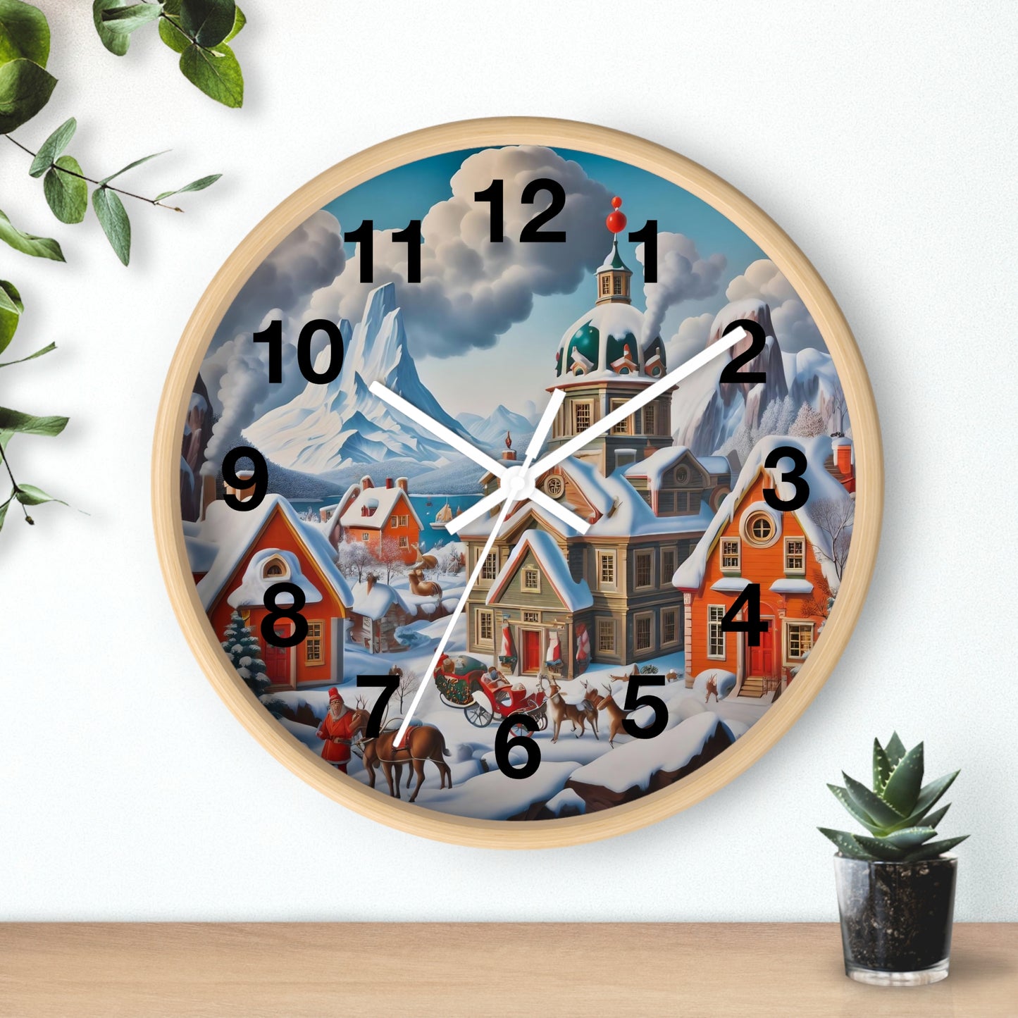 Wall Clock - Winter 124