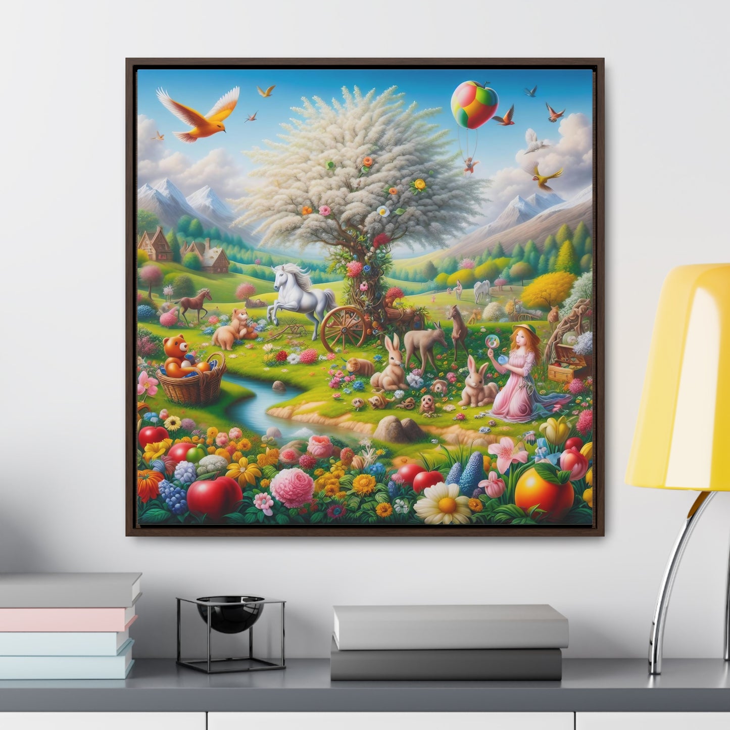 Framed Gallery Canvas Wrap - Spring 127