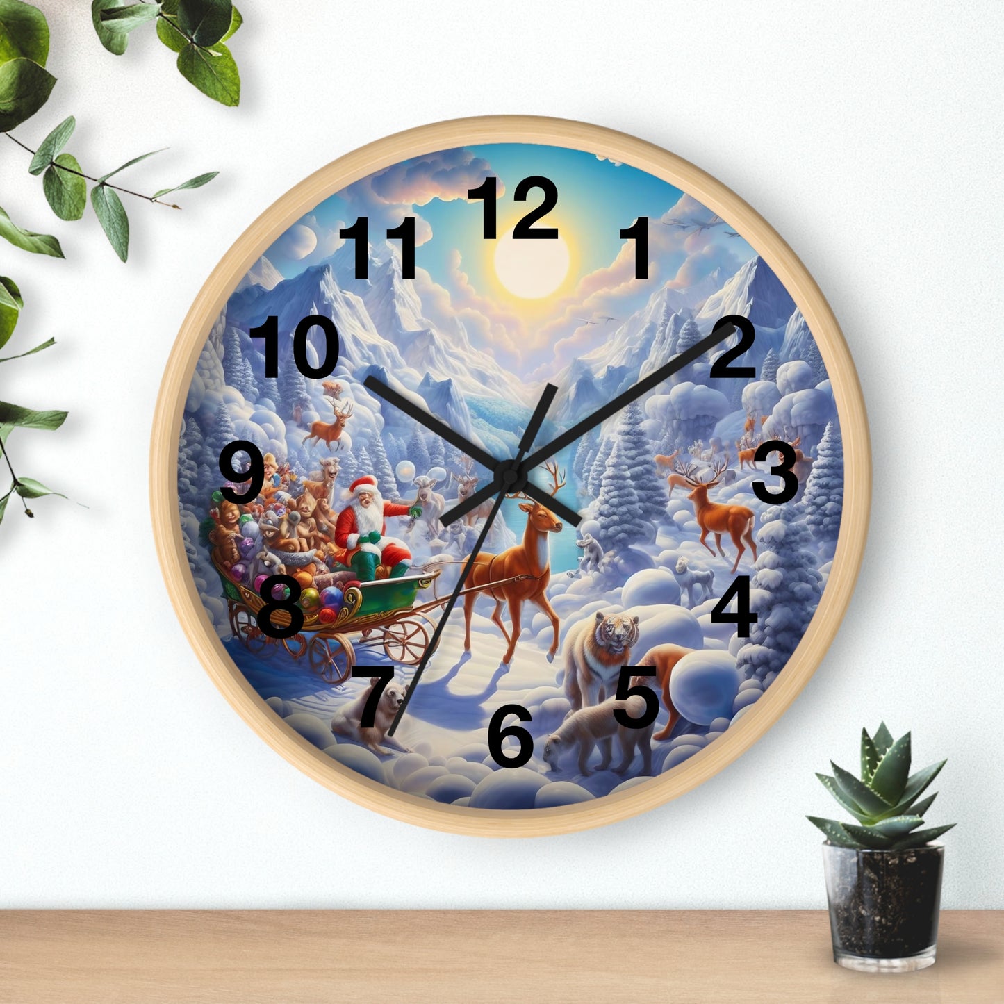 Wall Clock - Winter 123