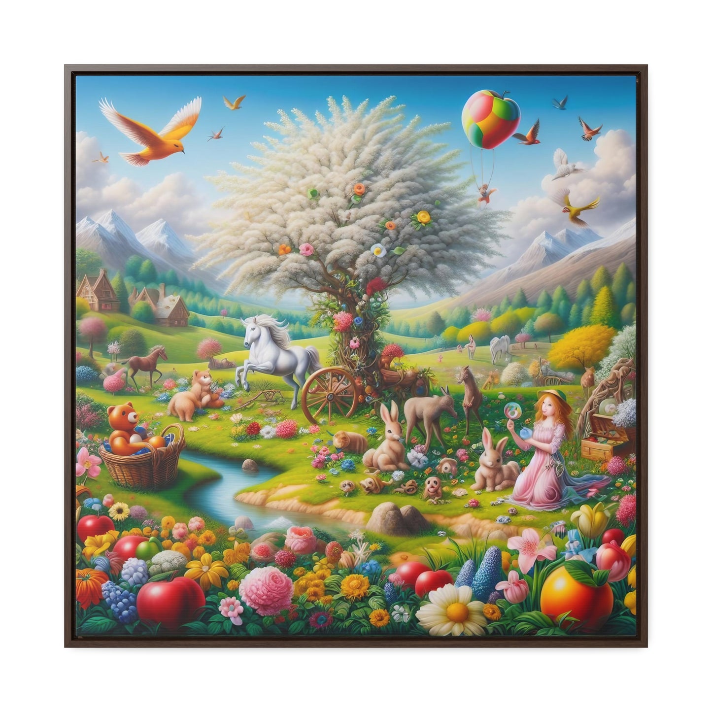 Framed Gallery Canvas Wrap - Spring 127