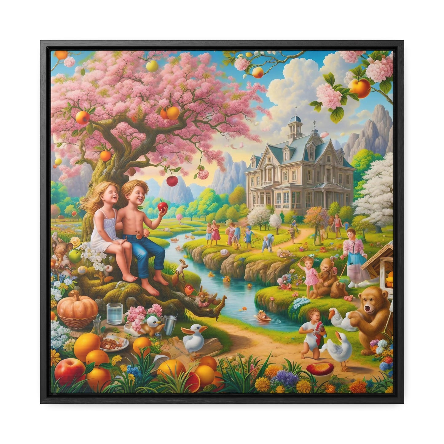 Framed Gallery Canvas Wrap - Spring 35