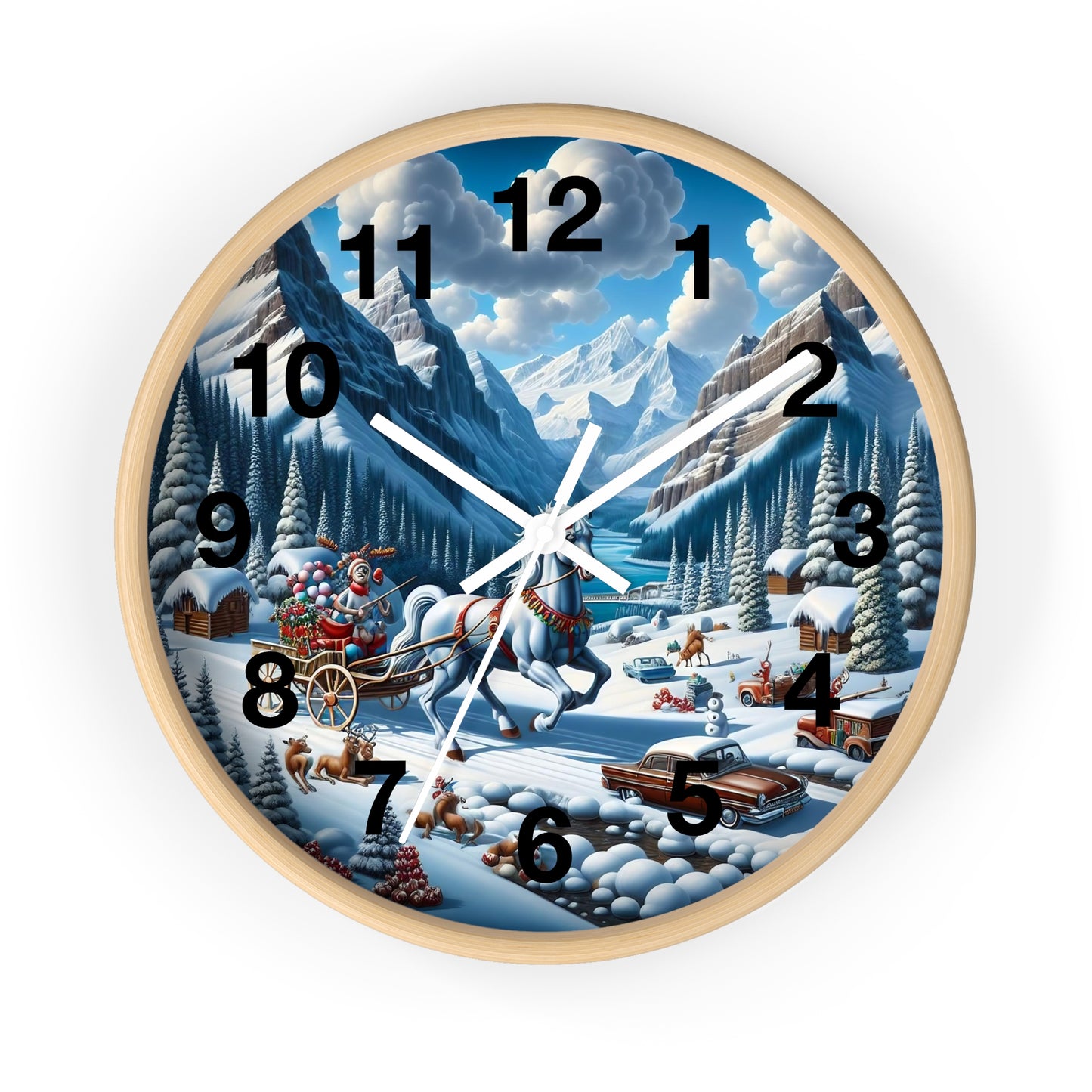 Wall Clock - Winter 107