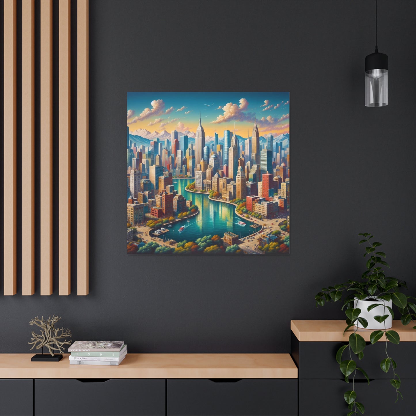 Canvas Gallery Wrap - City 1