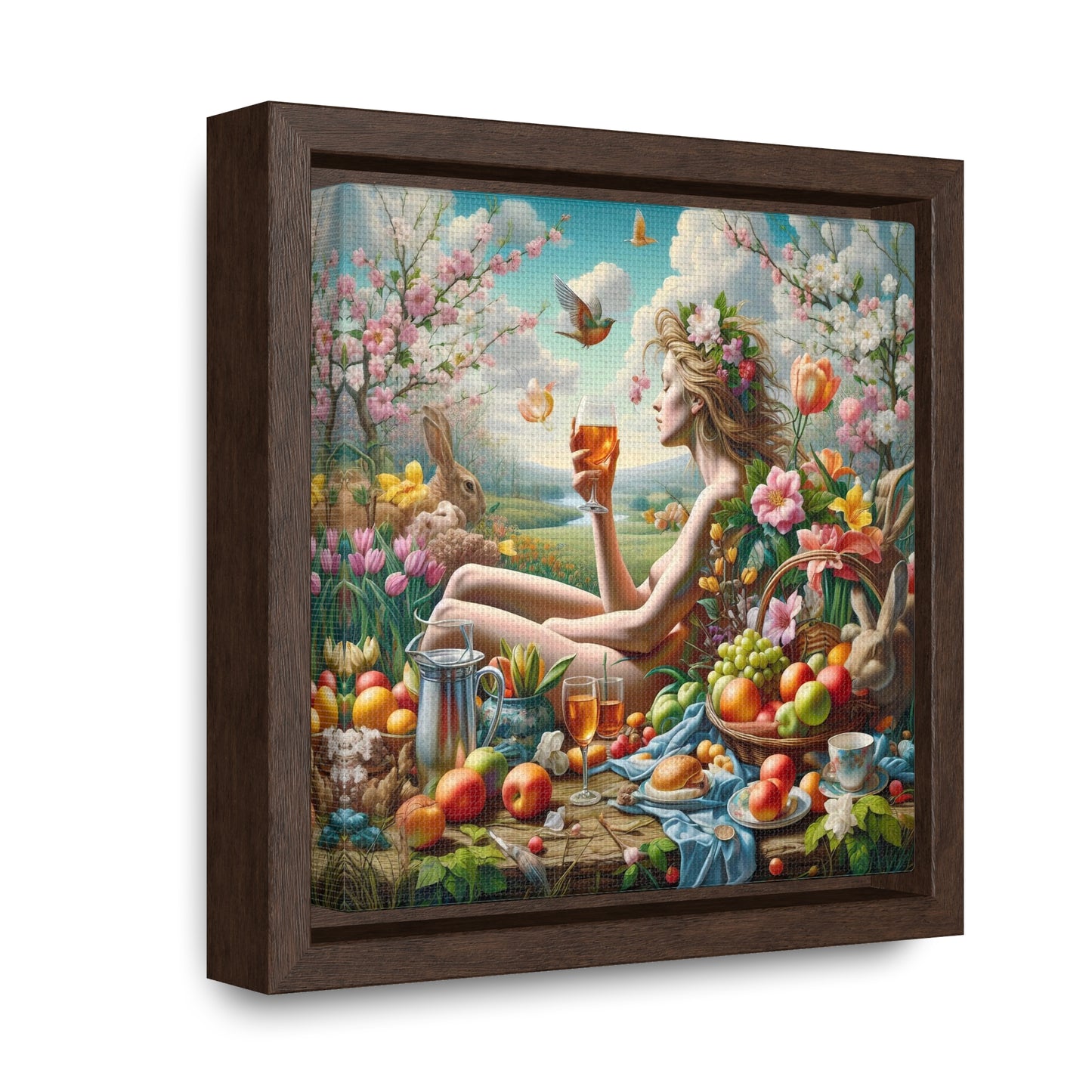 Framed Gallery Canvas Wrap - Spring 1