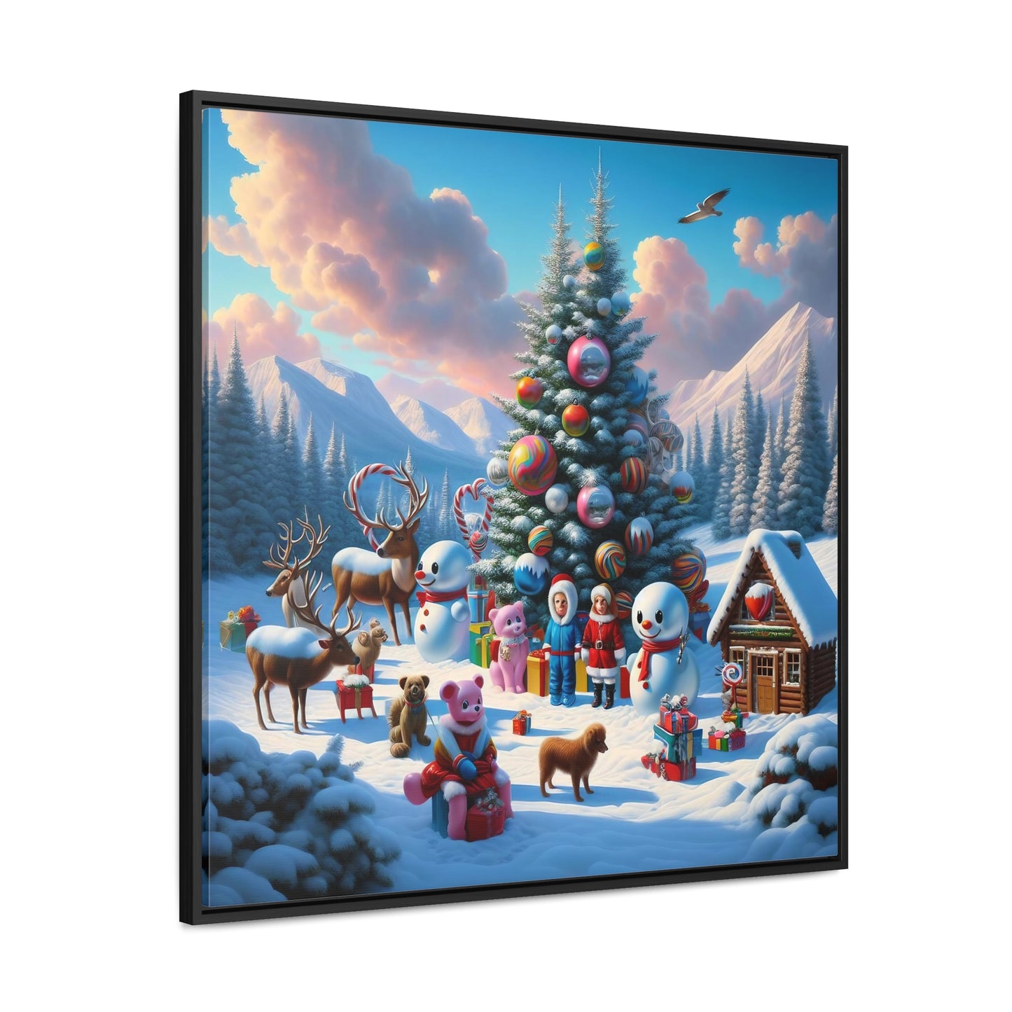 Framed Gallery Canvas Wrap - Winter 122