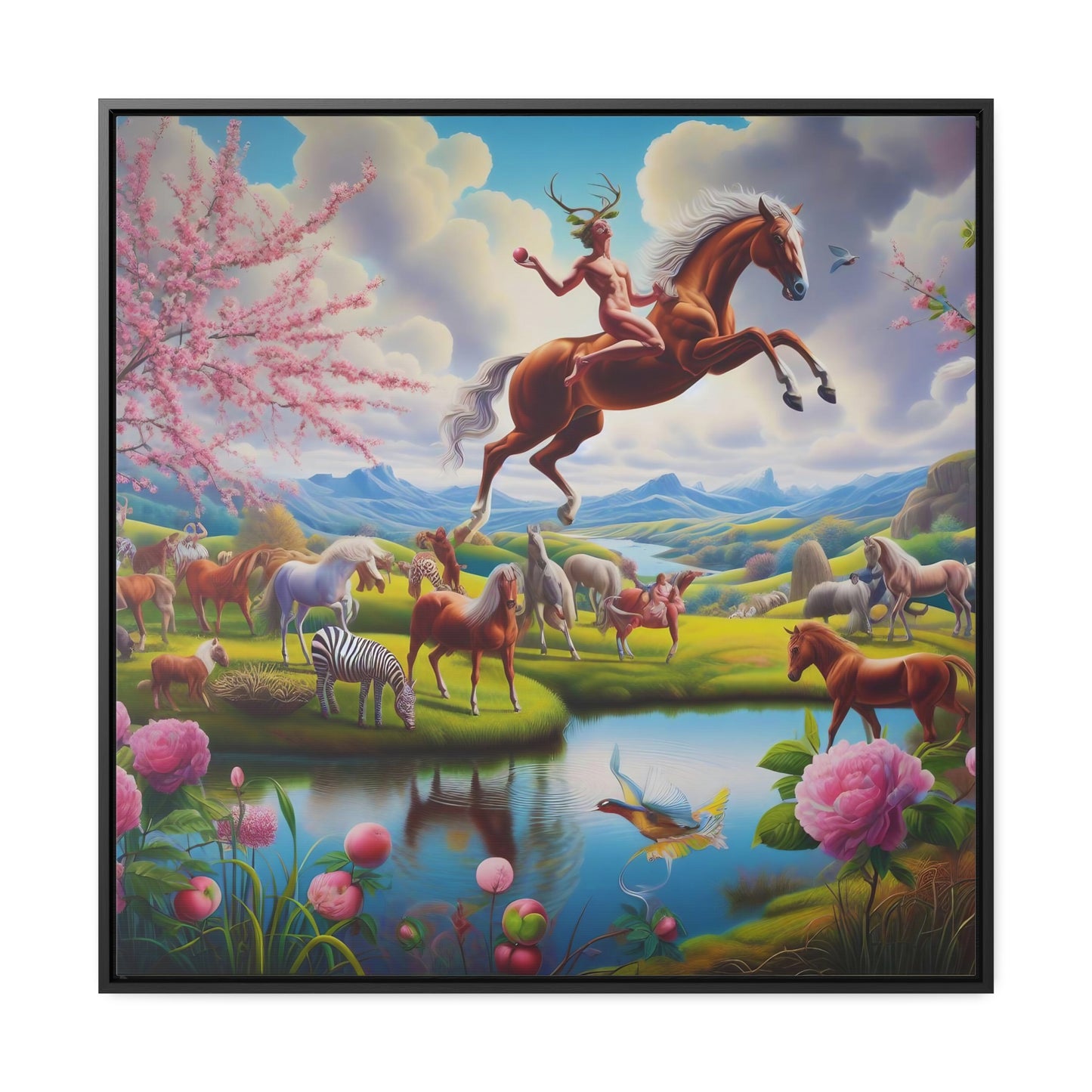 Framed Gallery Canvas Wrap - Spring 118