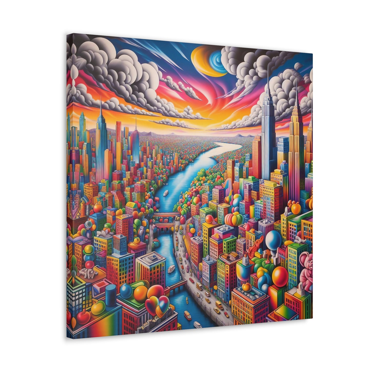 Canvas Gallery Wrap - City 15