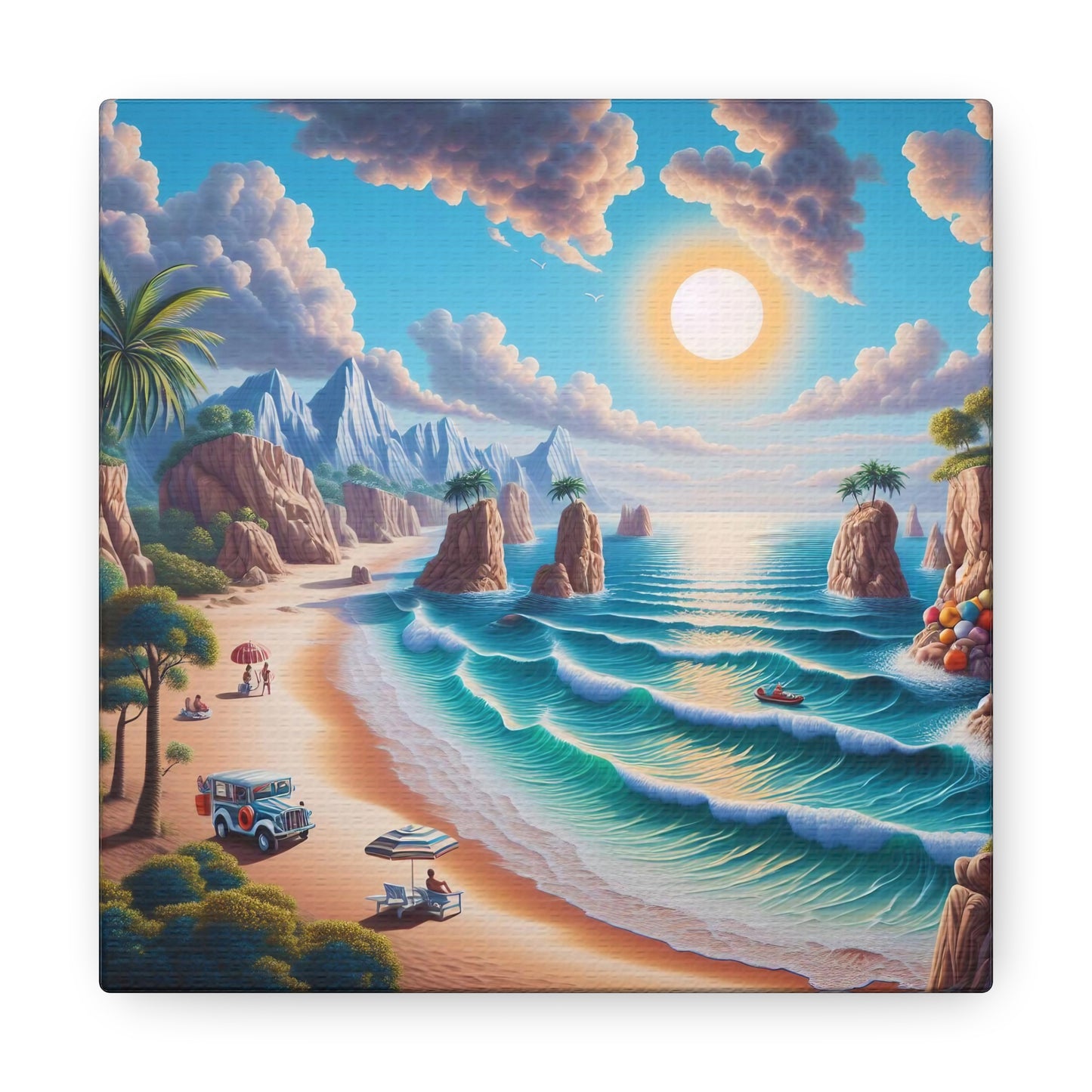 Canvas Gallery Wrap - Beach 4