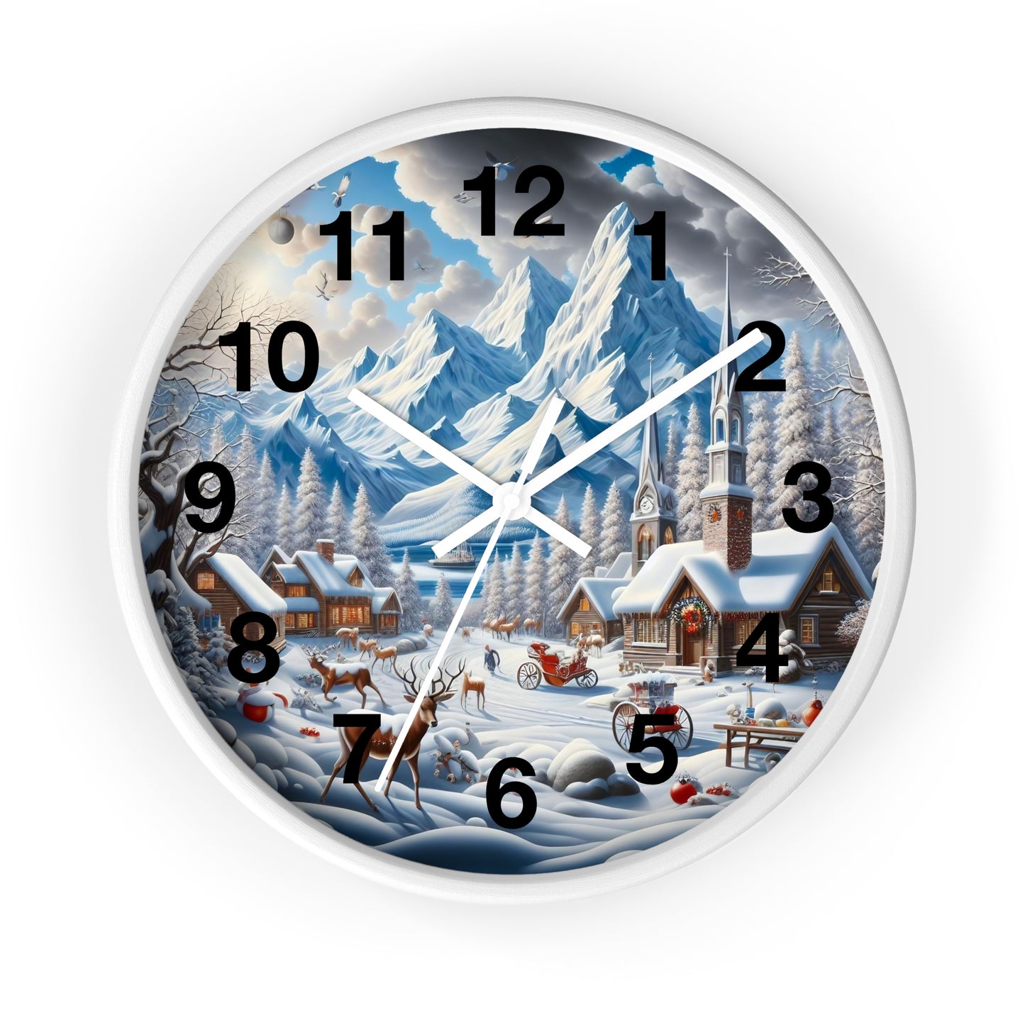 Wall Clock - Winter 129