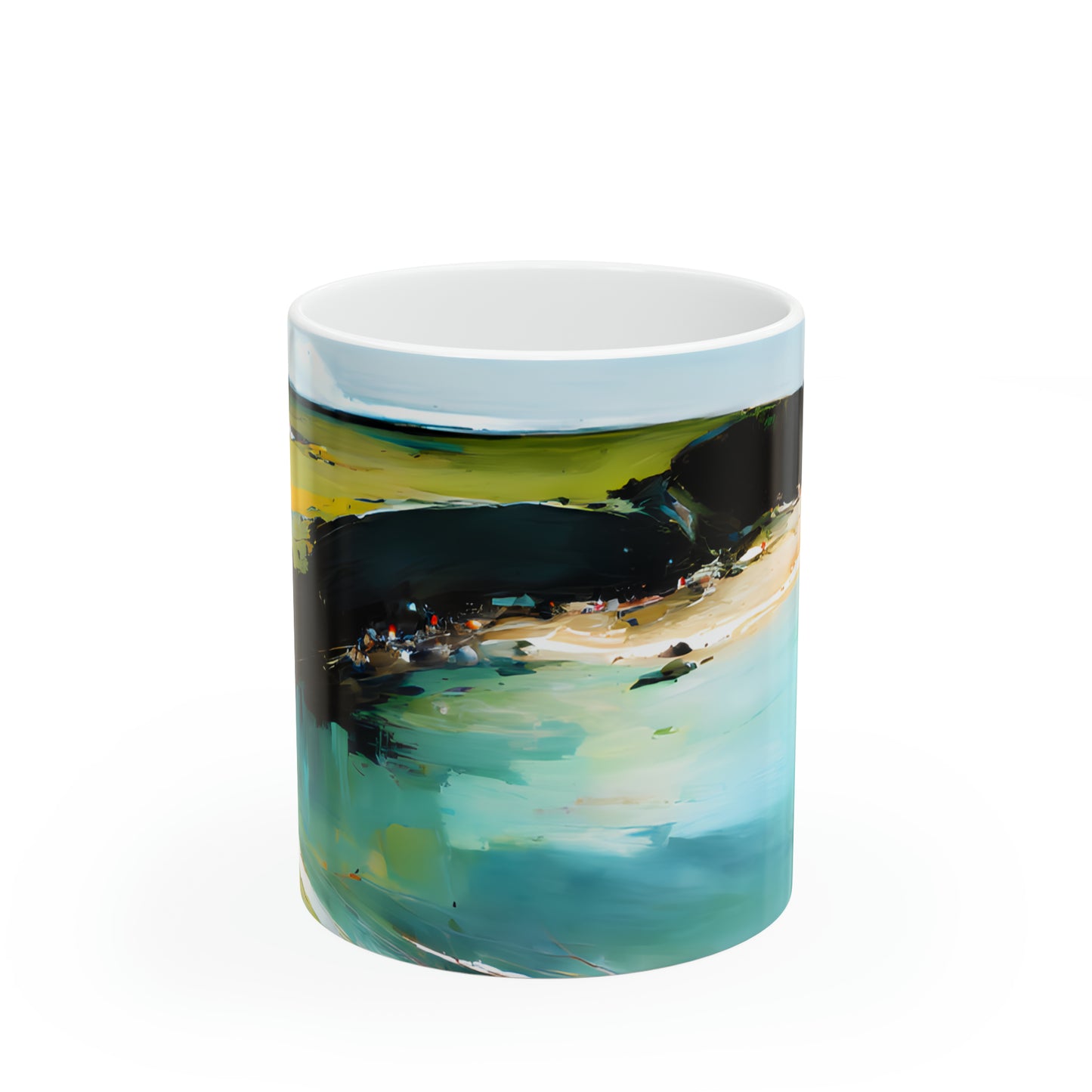 Ceramic Mug 11oz - Beach 7002