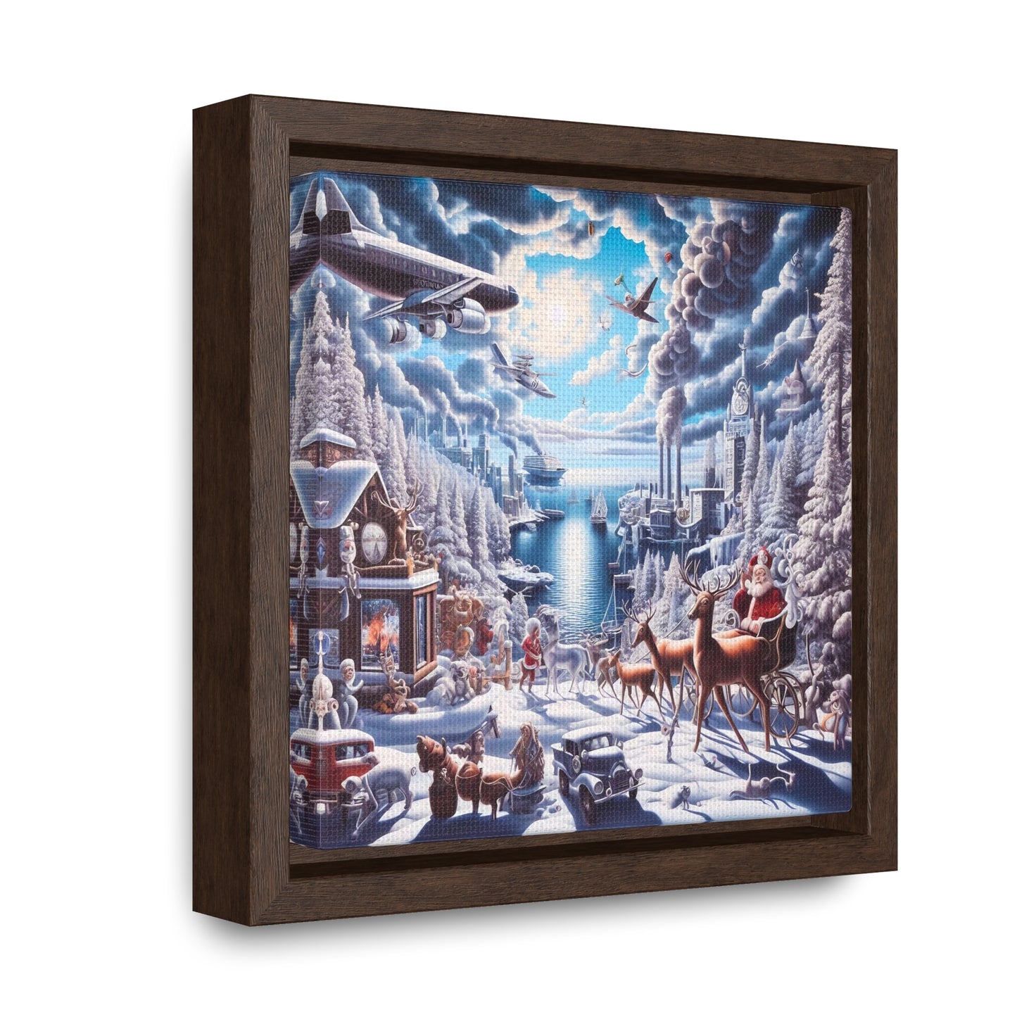 Framed Gallery Canvas Wrap - Winter 114