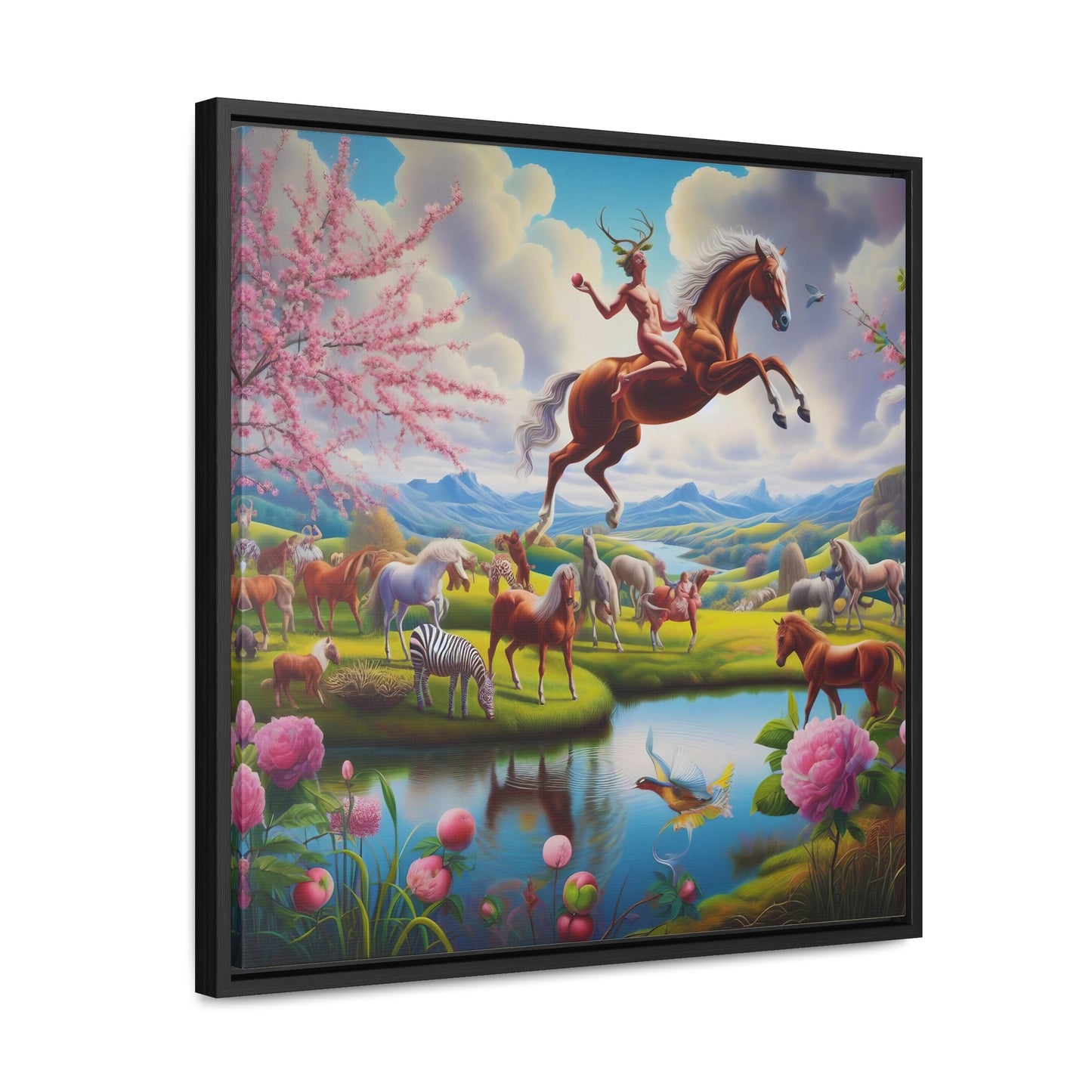 Framed Gallery Canvas Wrap - Spring 118
