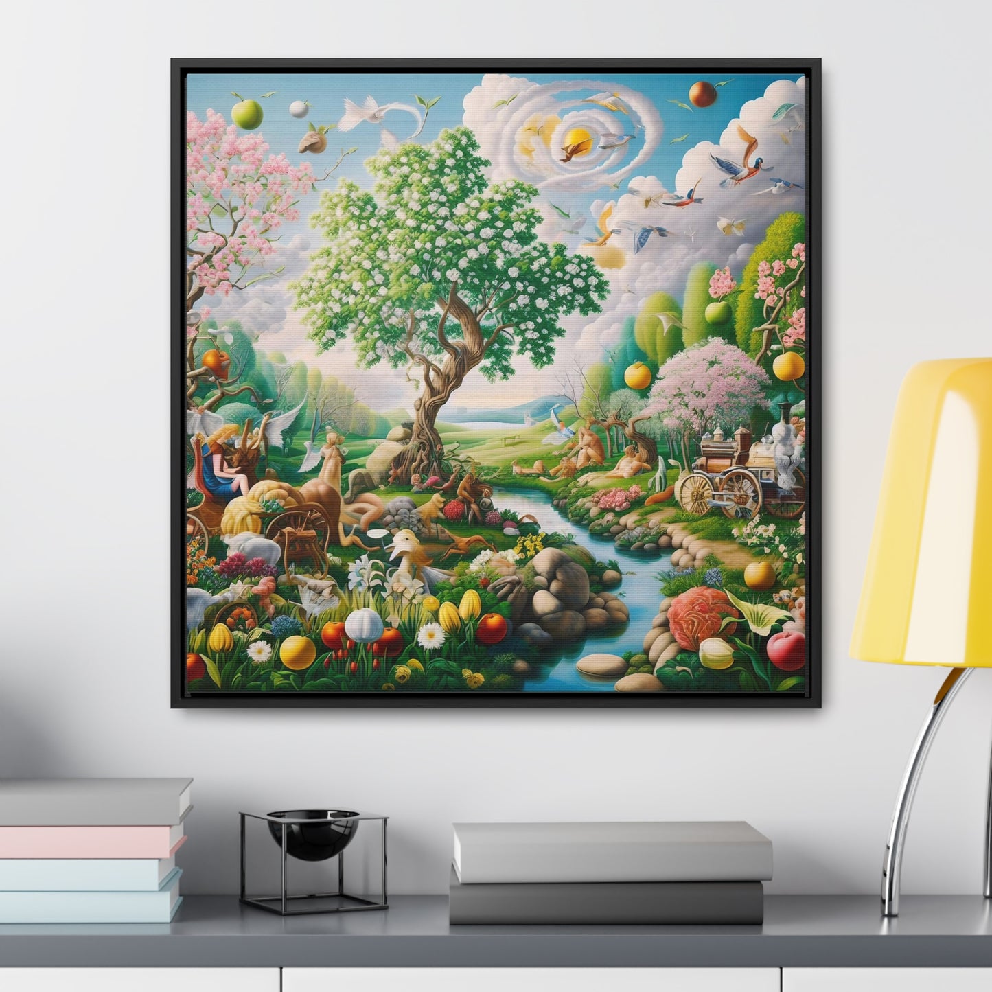 Framed Gallery Canvas Wrap - Spring 34