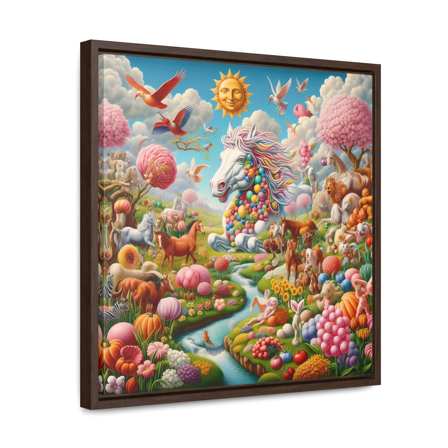 Framed Gallery Canvas Wrap - Spring 138