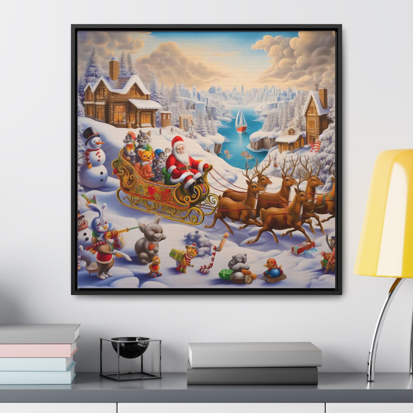 Framed Gallery Canvas Wrap - Winter 112