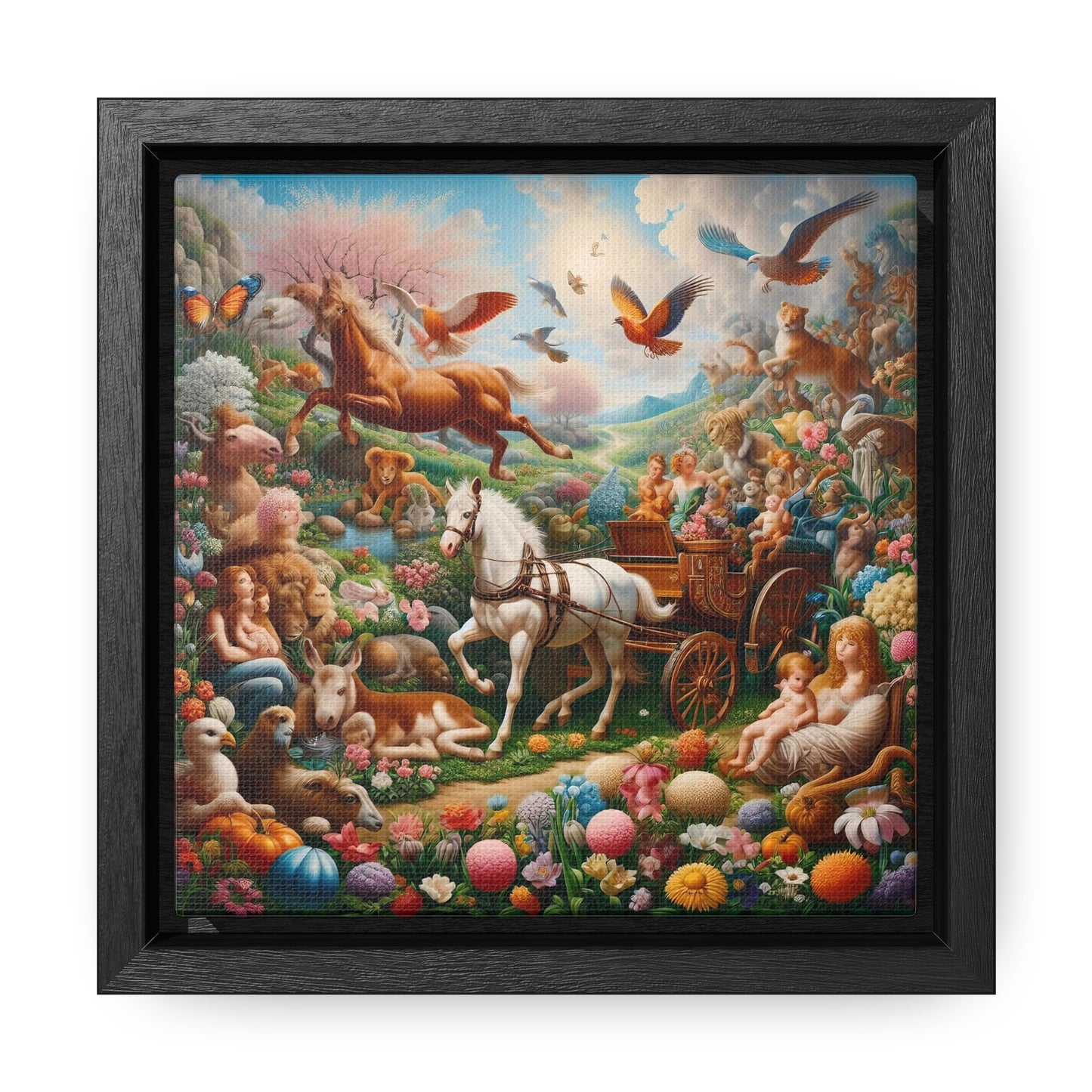 Framed Gallery Canvas Wrap - Spring 10