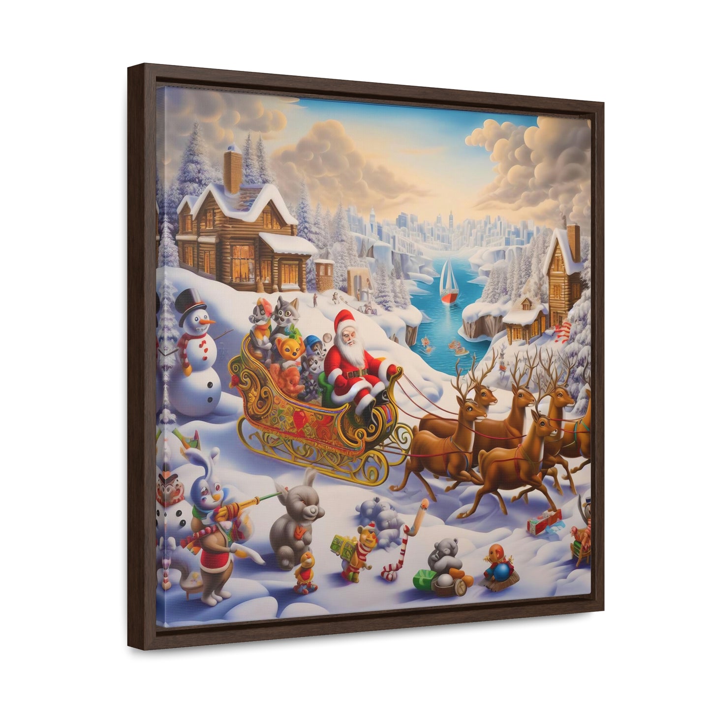 Framed Gallery Canvas Wrap - Winter 112