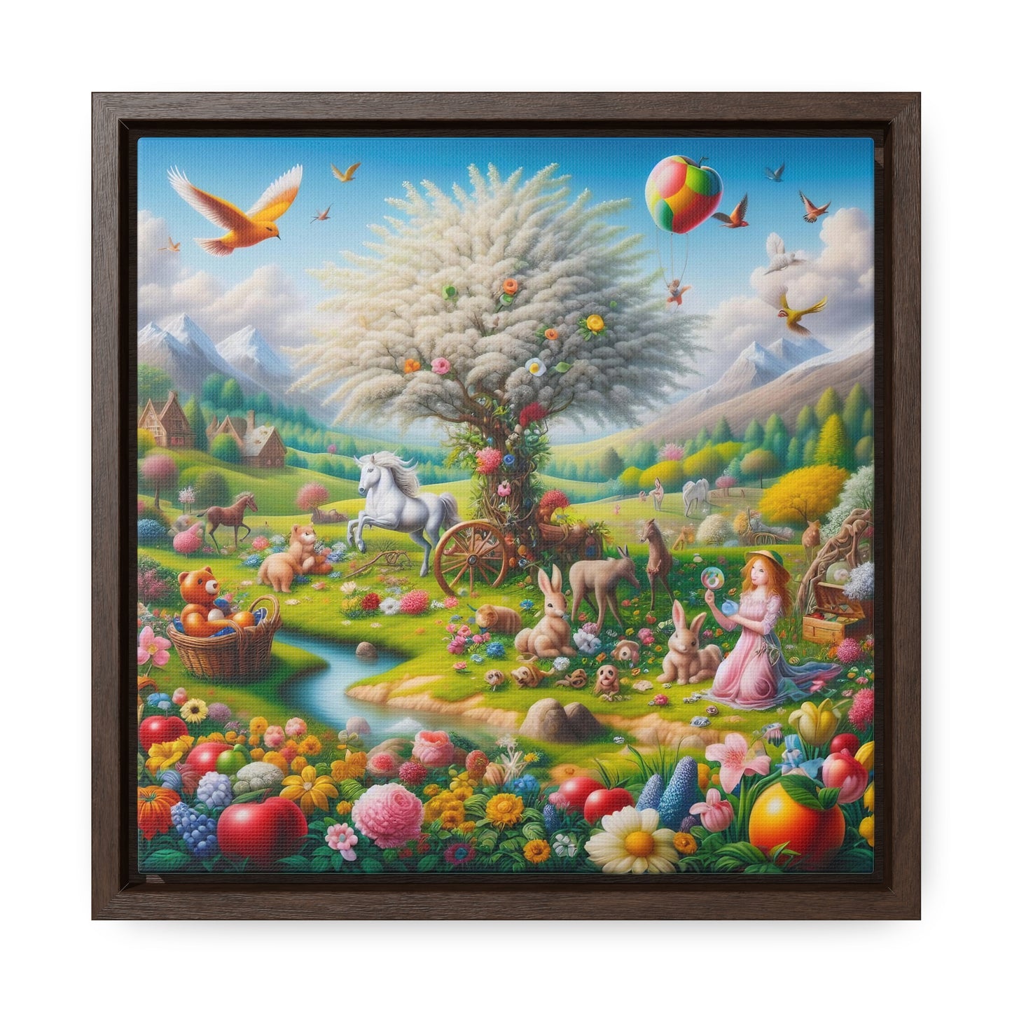 Framed Gallery Canvas Wrap - Spring 127