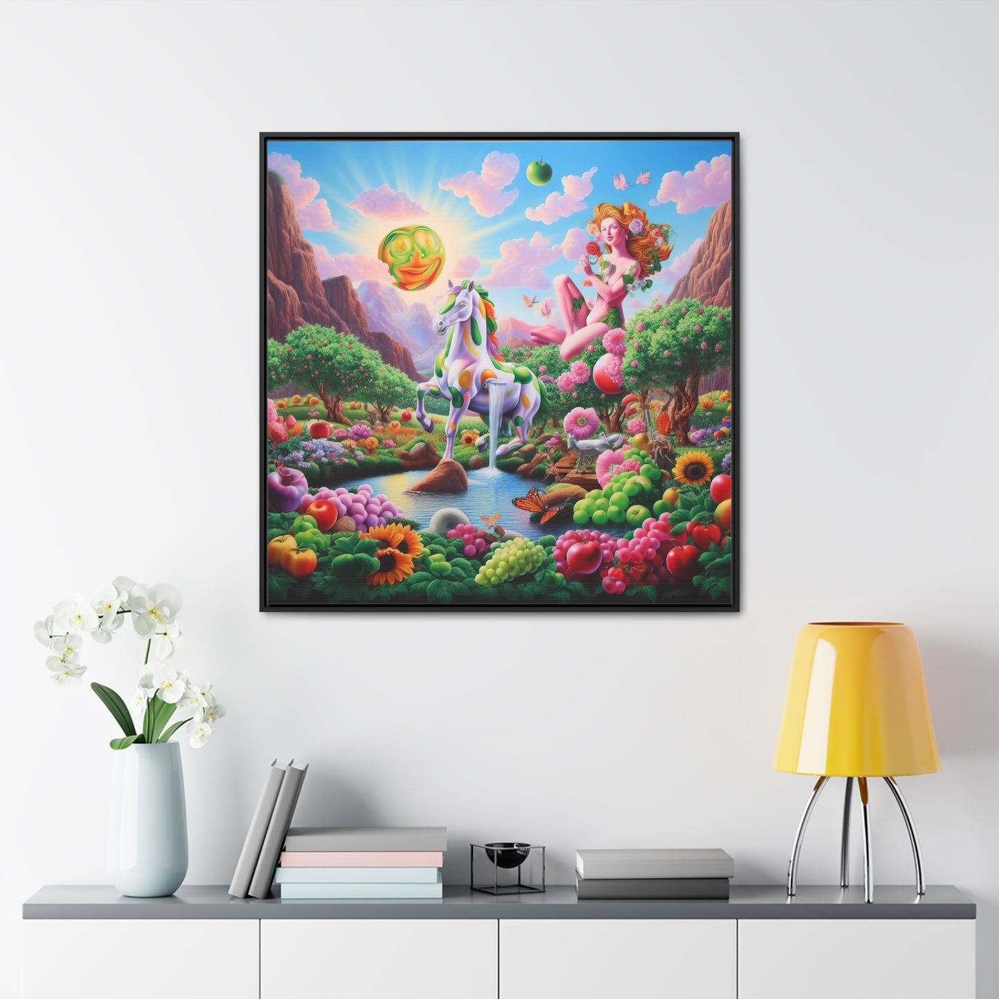 Framed Gallery Canvas Wrap - Spring 114