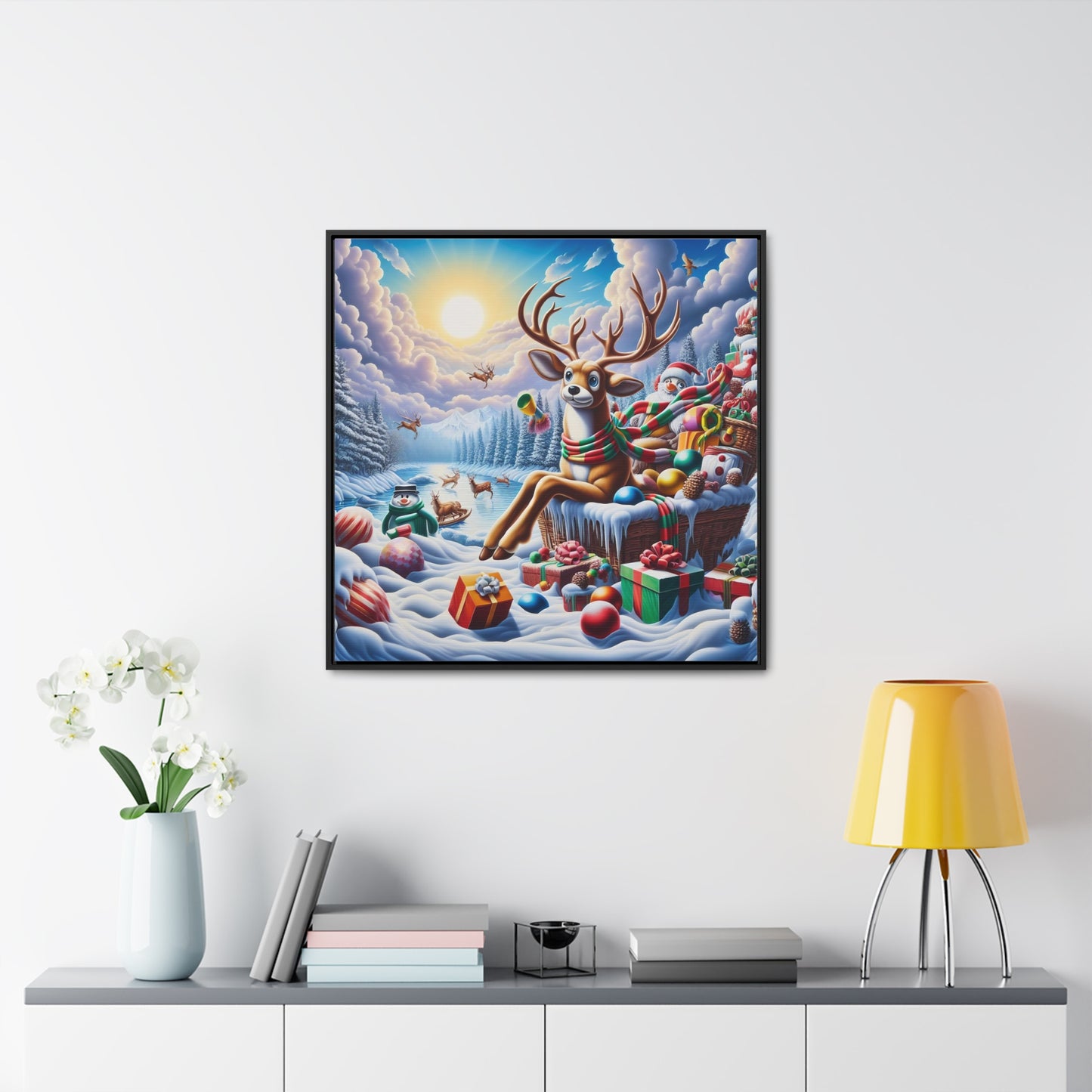 Framed Gallery Canvas Wrap - Winter 117