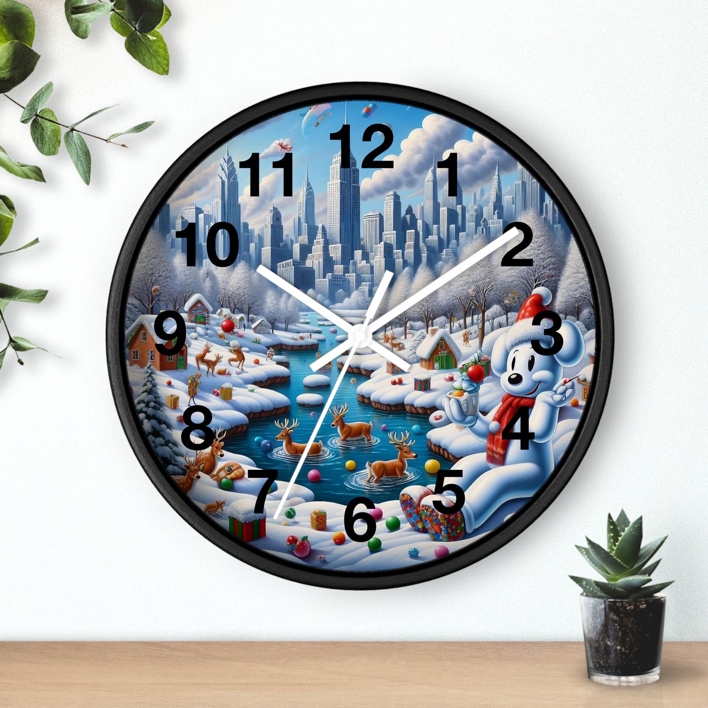 Wall Clock - Winter 126