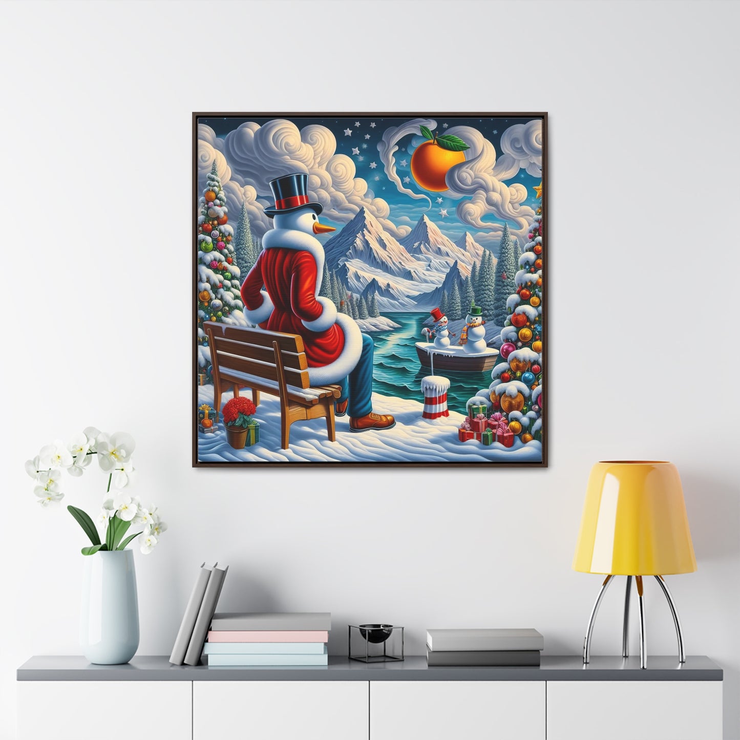 Framed Gallery Canvas Wrap - Winter 101