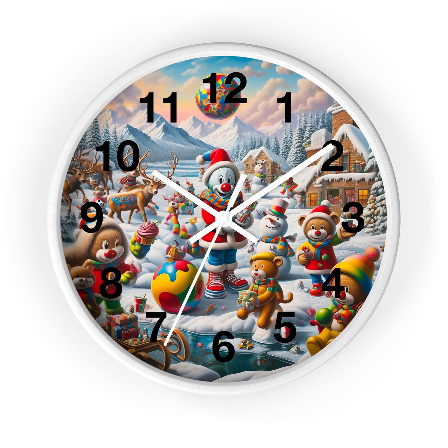 Wall Clock - Winter 108